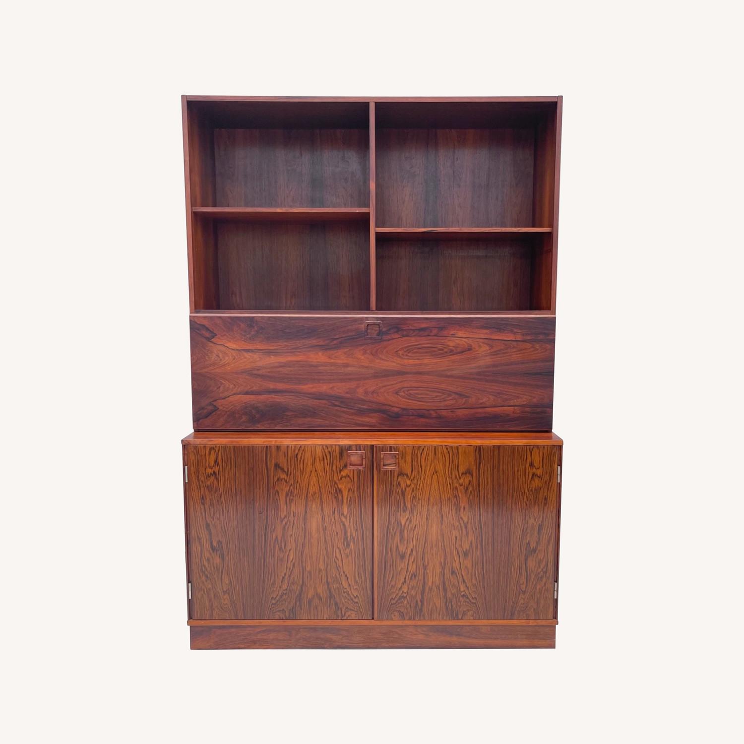 Mid-Century Rosewood Bookcase by Lovig - image-0