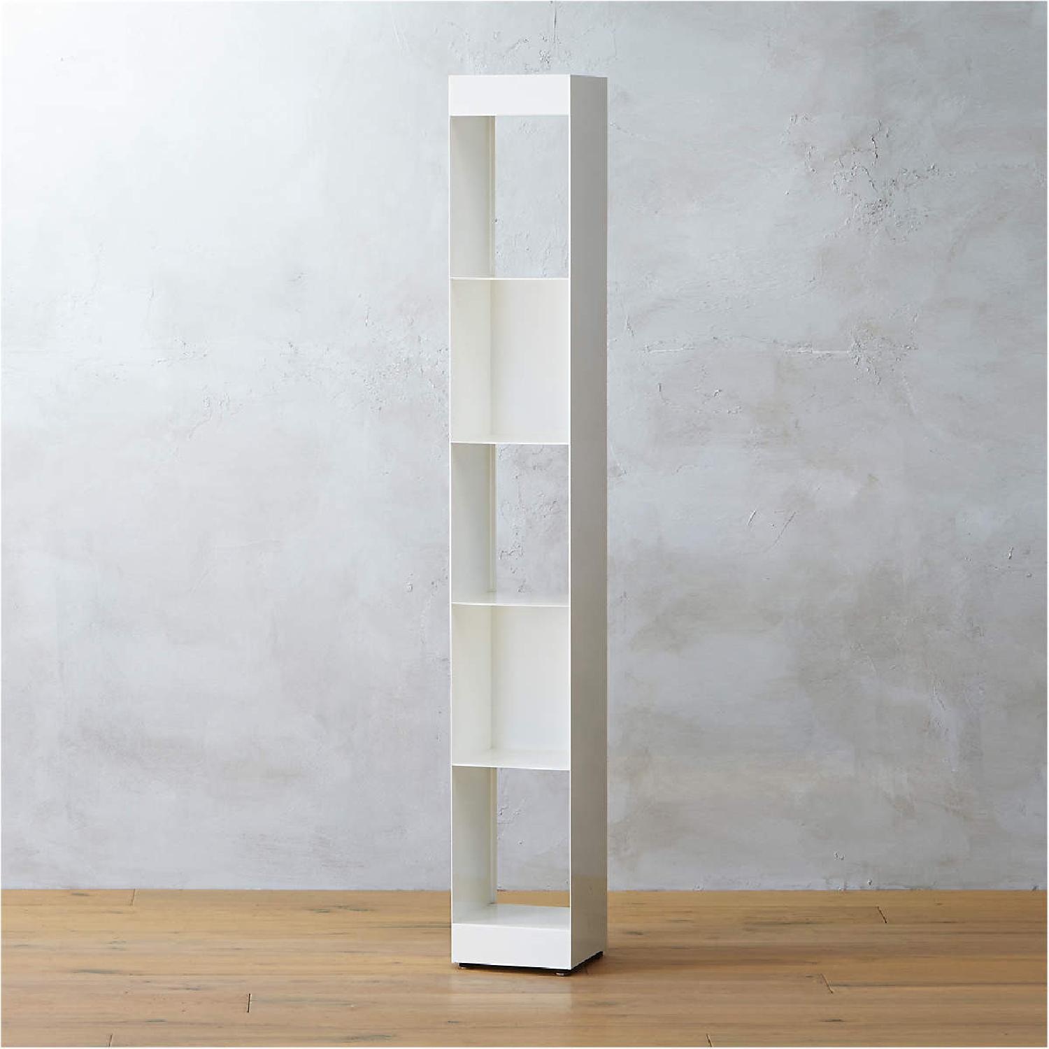 CB2 White Metal Bookcases Modern - image-4