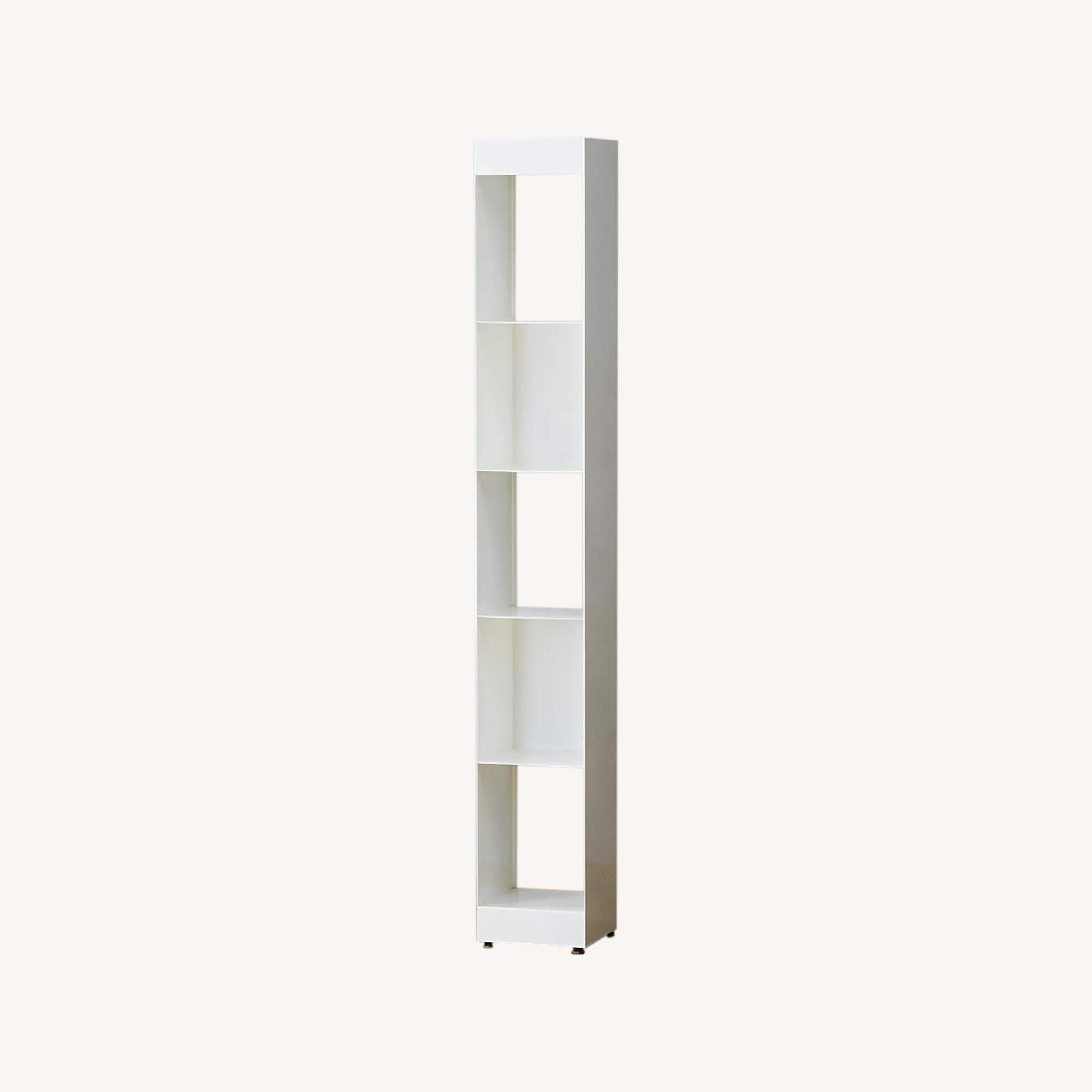 CB2 White Metal Bookcases Modern - image-0