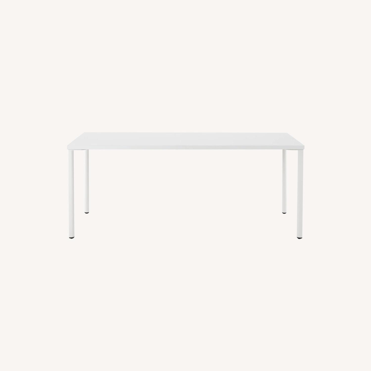 Herman Miller White OE1 Desk Table - image-5