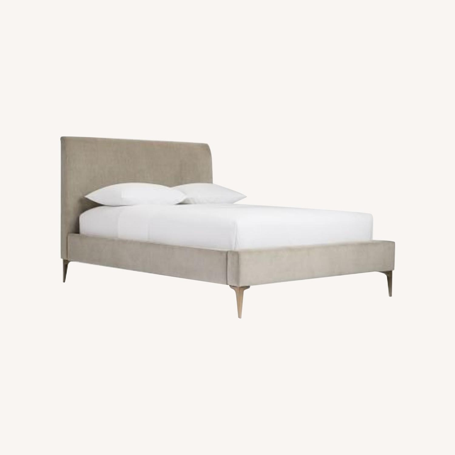 West Elm Andes Upholstered Queen Bed AptDeco