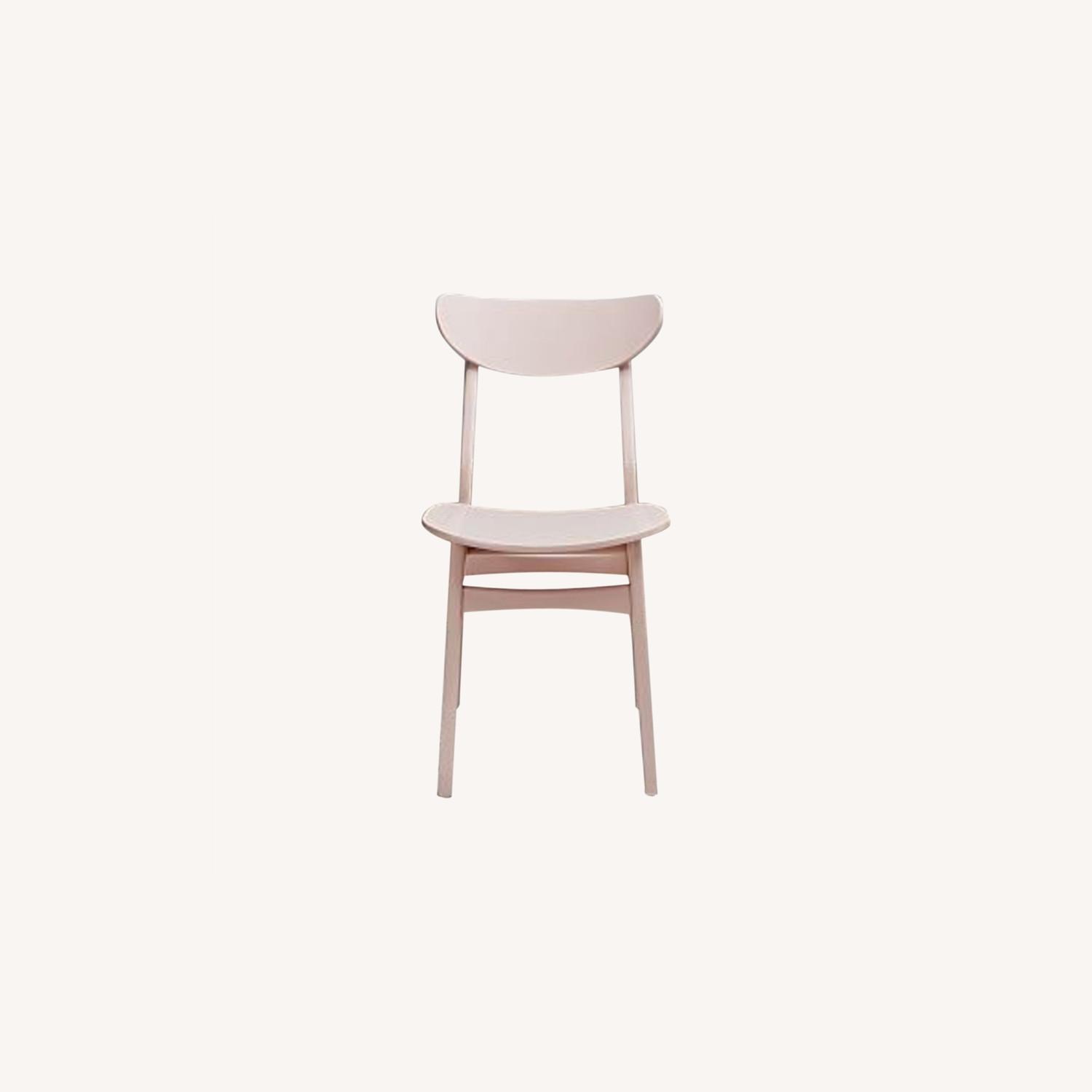 West Elm Pink Cafe Dining Chairs (Set of 2) AptDeco
