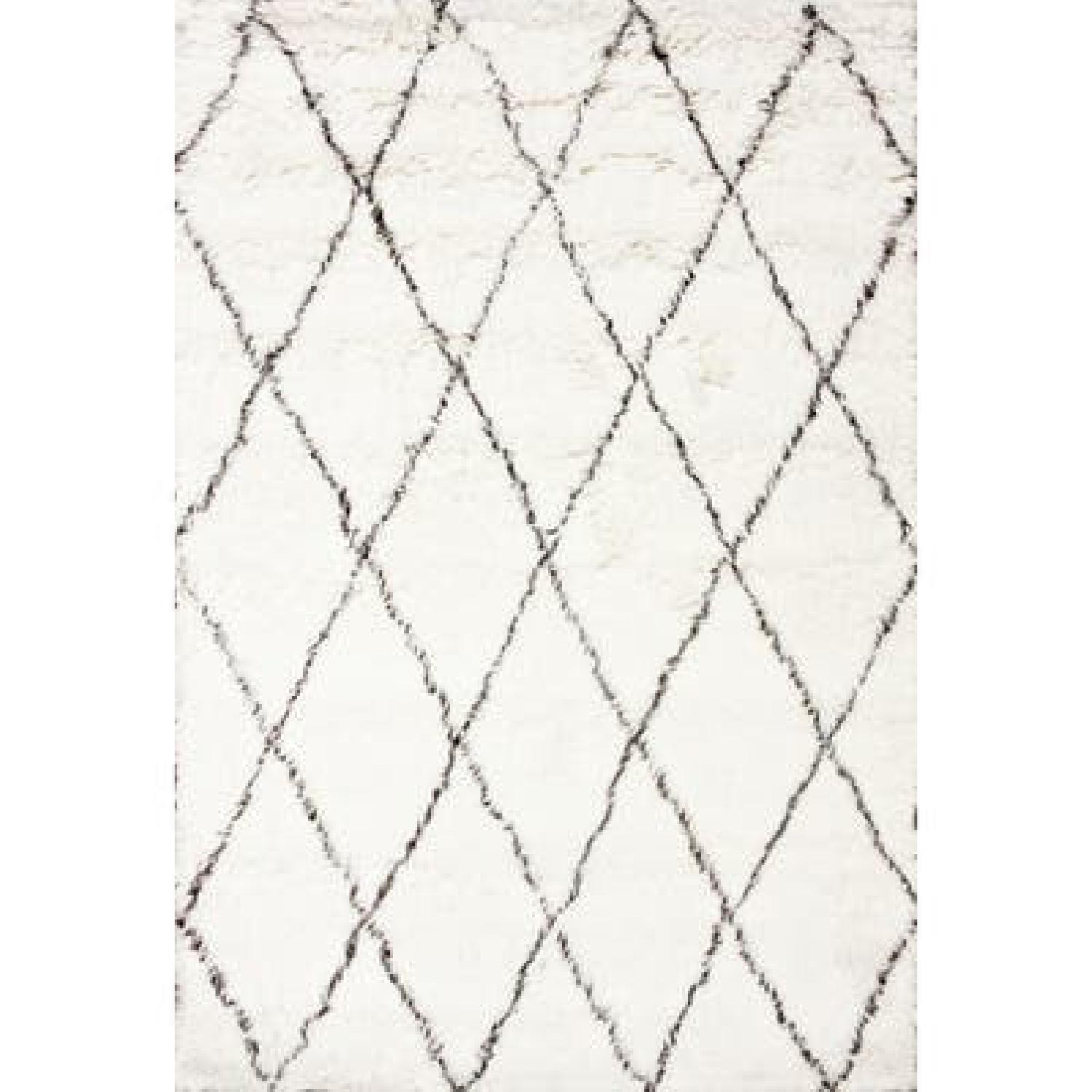 nuLOOM Handmade Moroccan Trellis Wool Rug - image-5