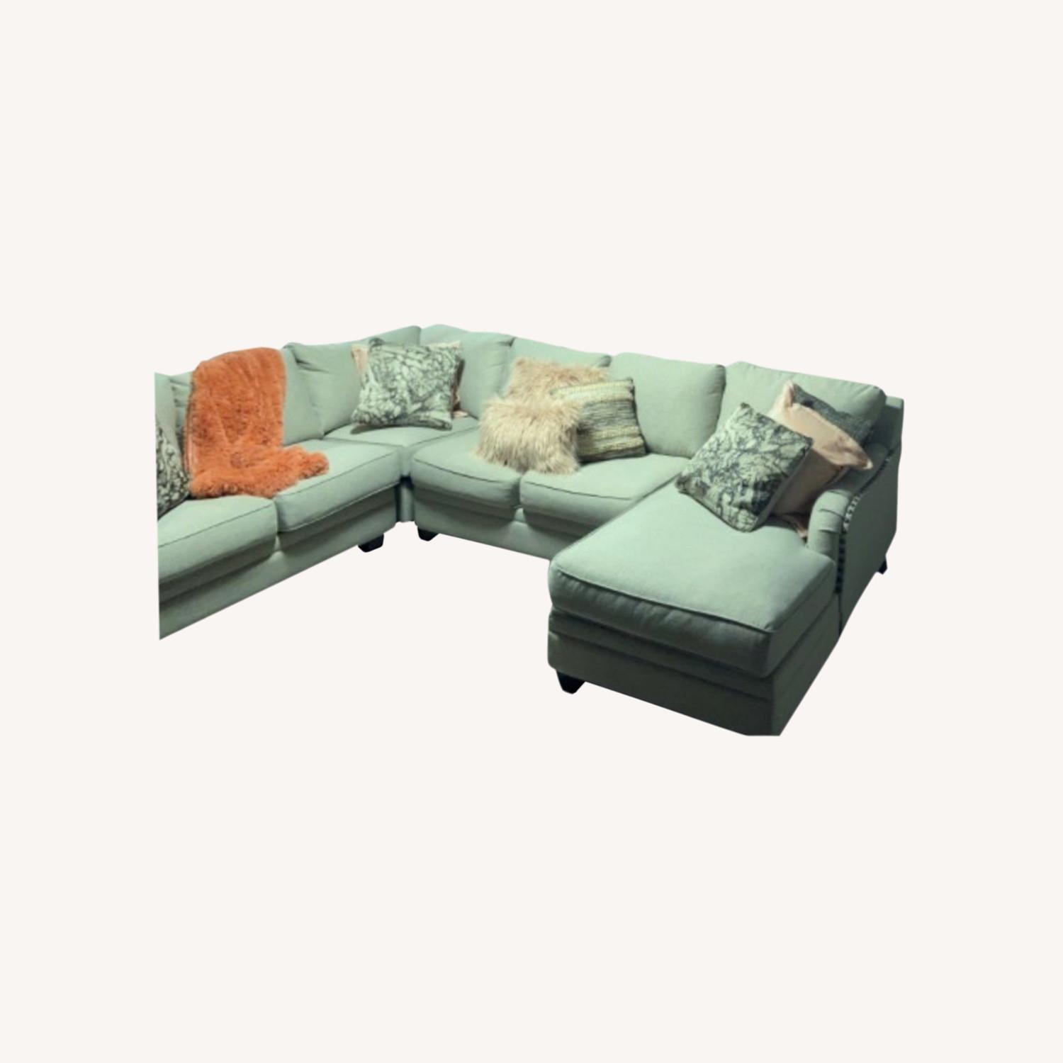 Raymour & Flanigan 4 Piece Sectional AptDeco