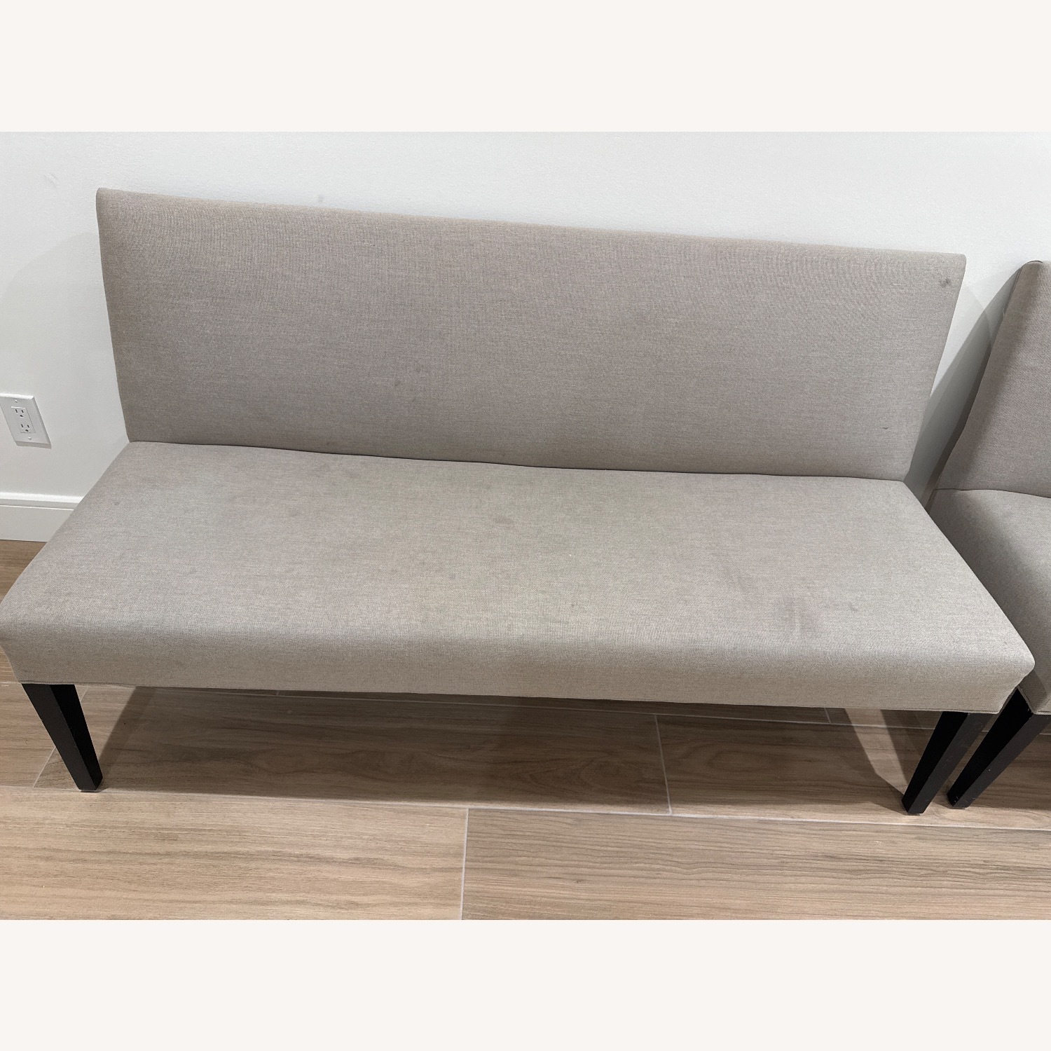 Ethan Allen  Set of 2 Benches in Baxter Dove - image-8