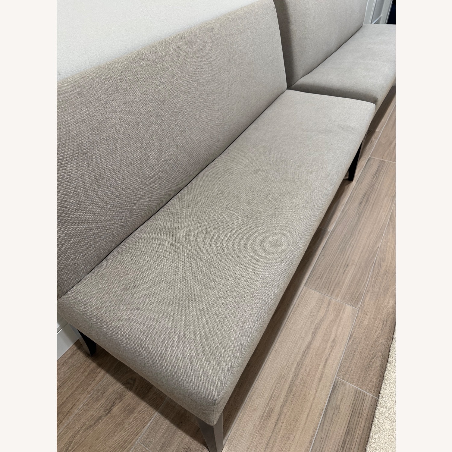 Ethan Allen  Set of 2 Benches in Baxter Dove - image-5
