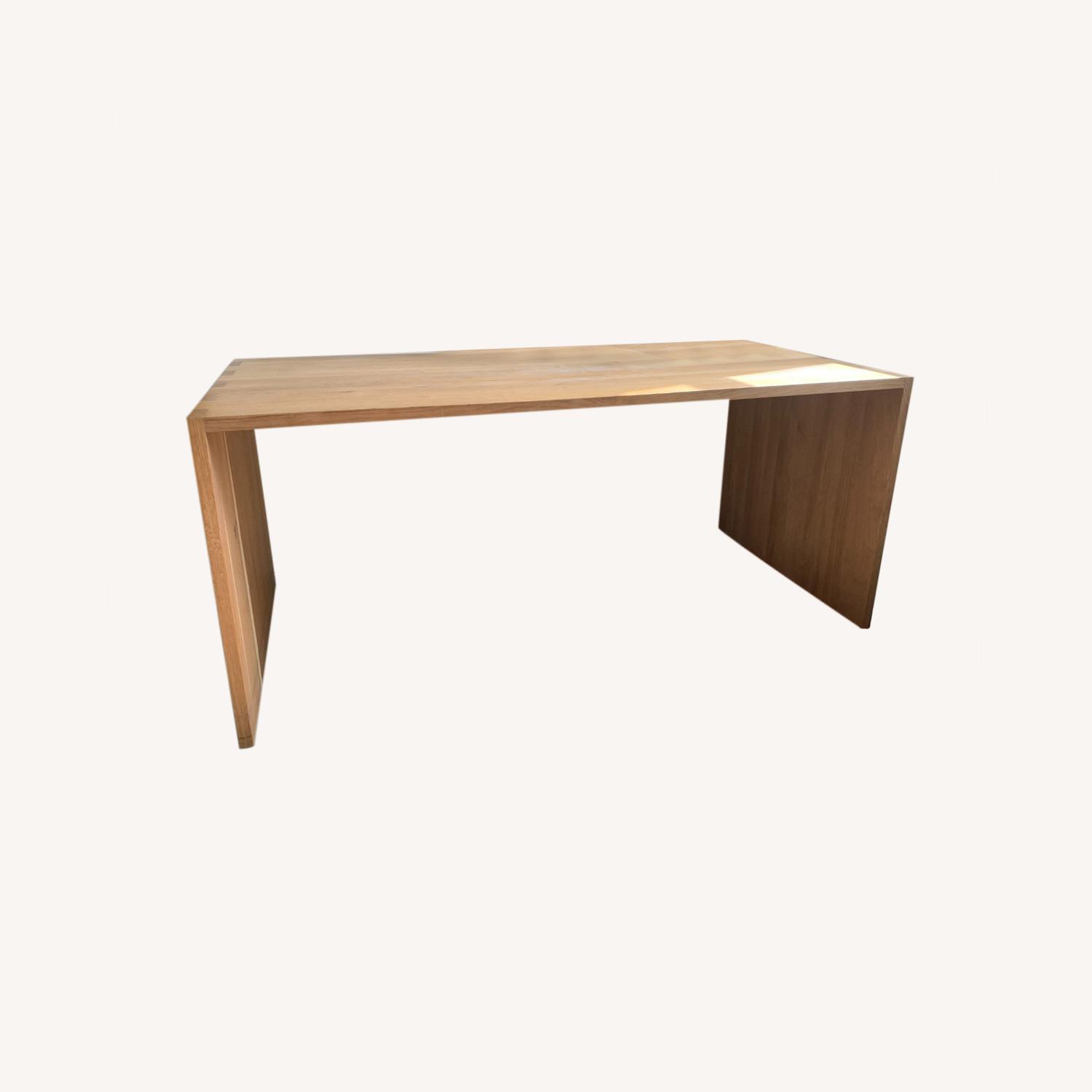 Lekker Home Oak U Desk - image-0