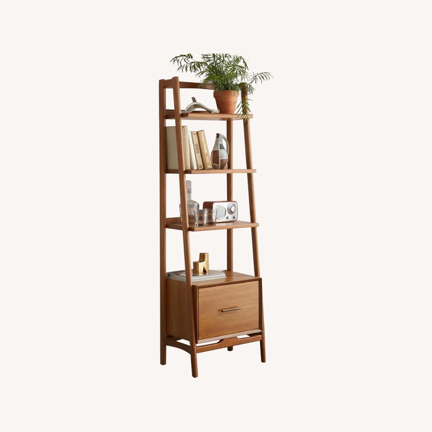 West Elm MidCentury Bookshelf w/ Drawer AptDeco