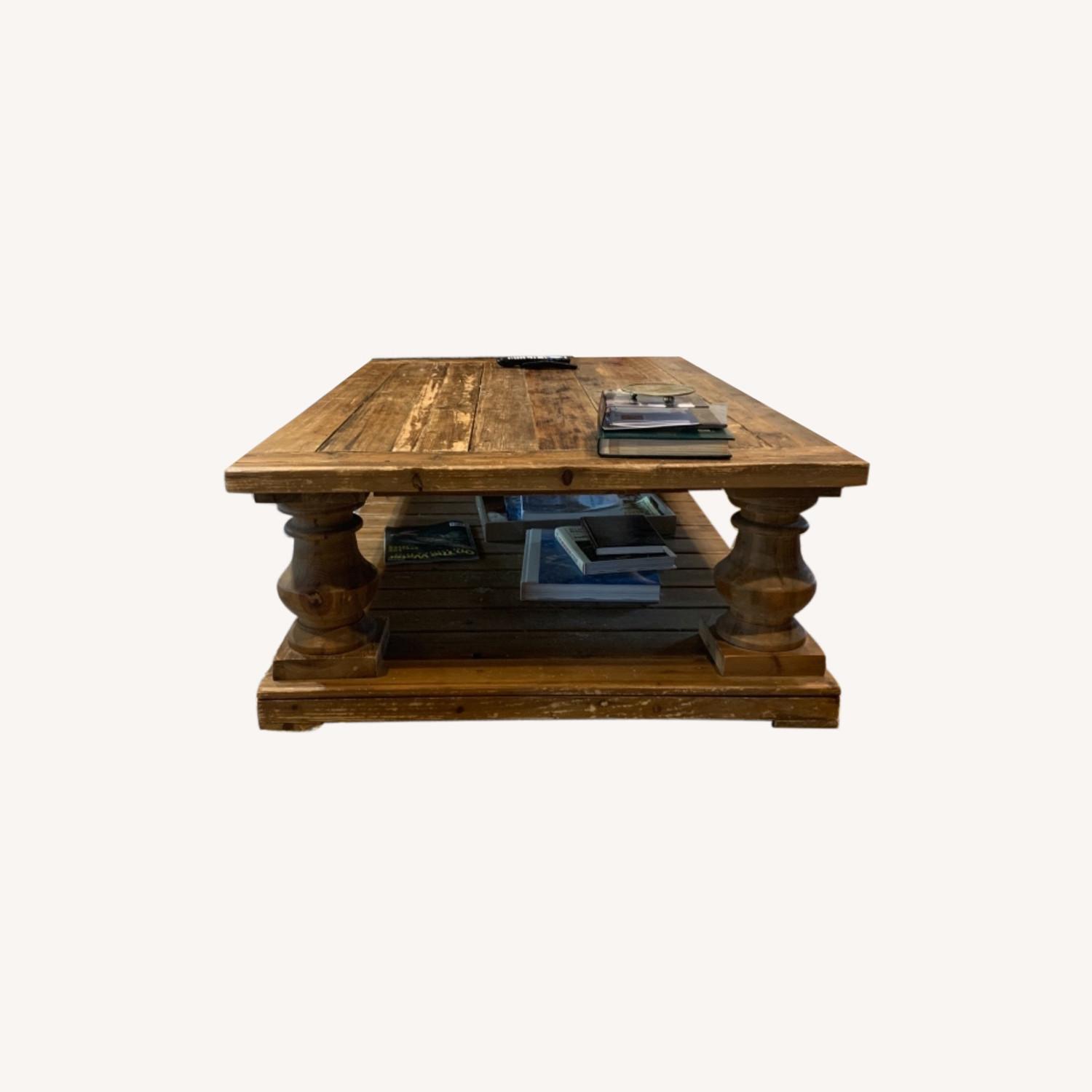 Large Coastal / Farmhouse Coffee Table - image-0