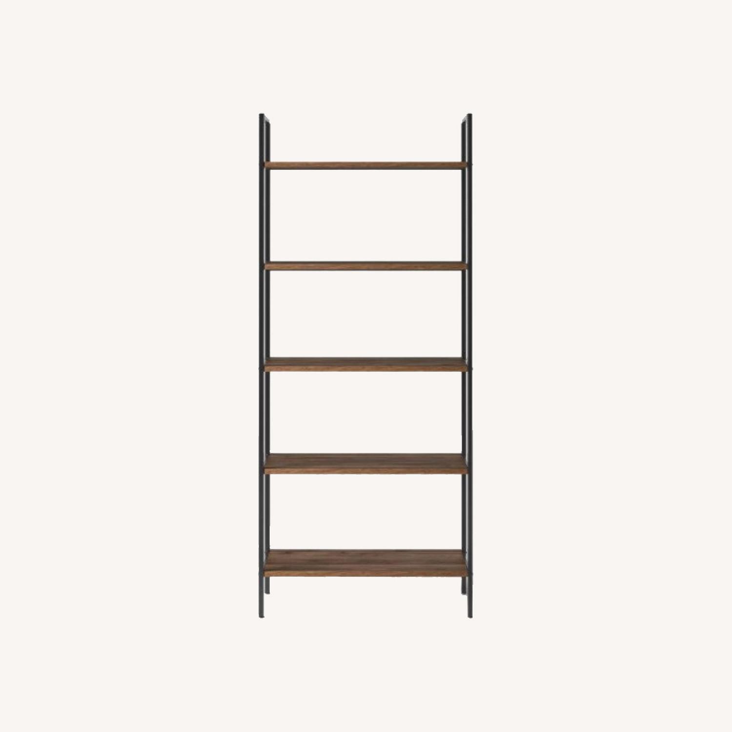 Target Walnut Ladder Bookshelf - image-0