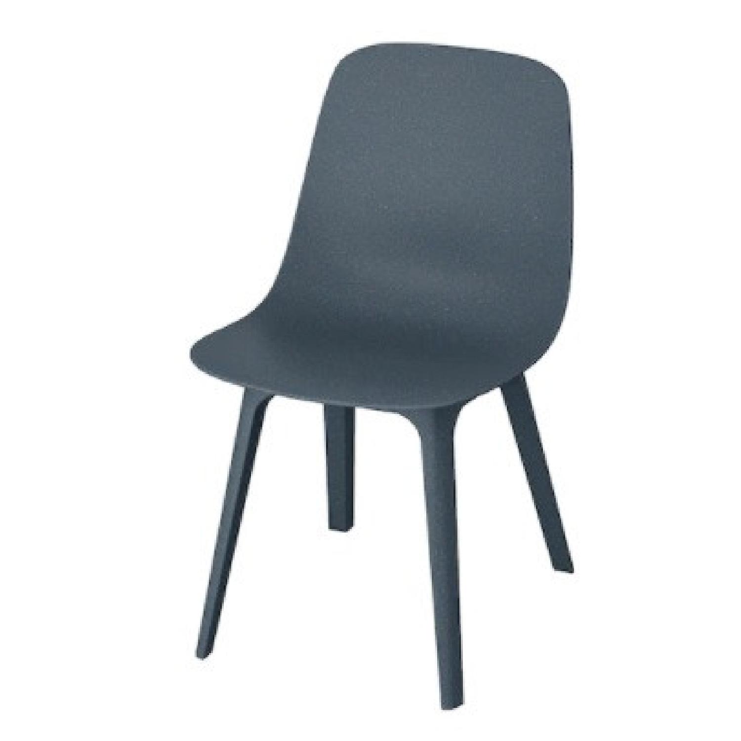 IKEA ODGER 4 Blue chairs - image-6