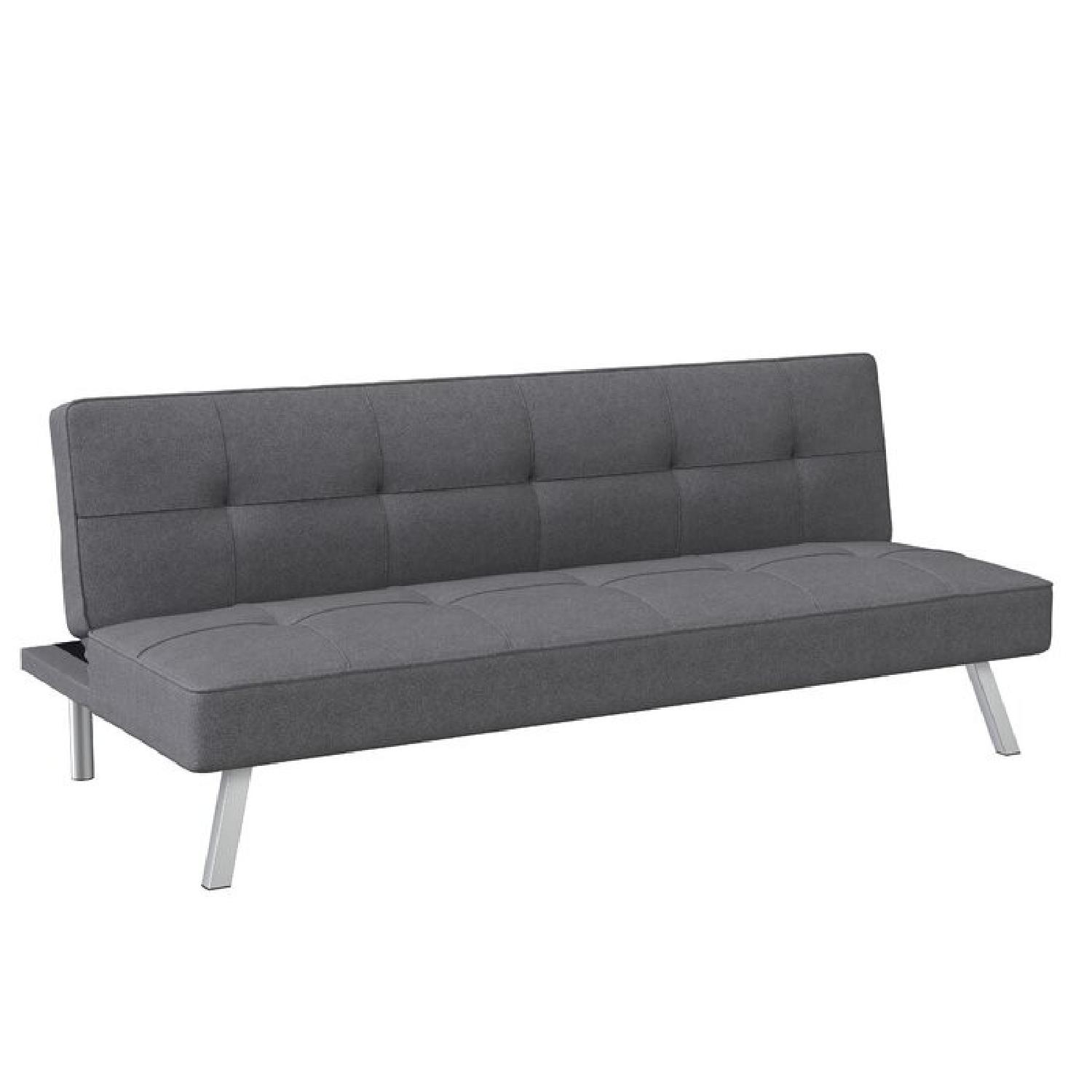 Serta Twin Grey Futon - image-4