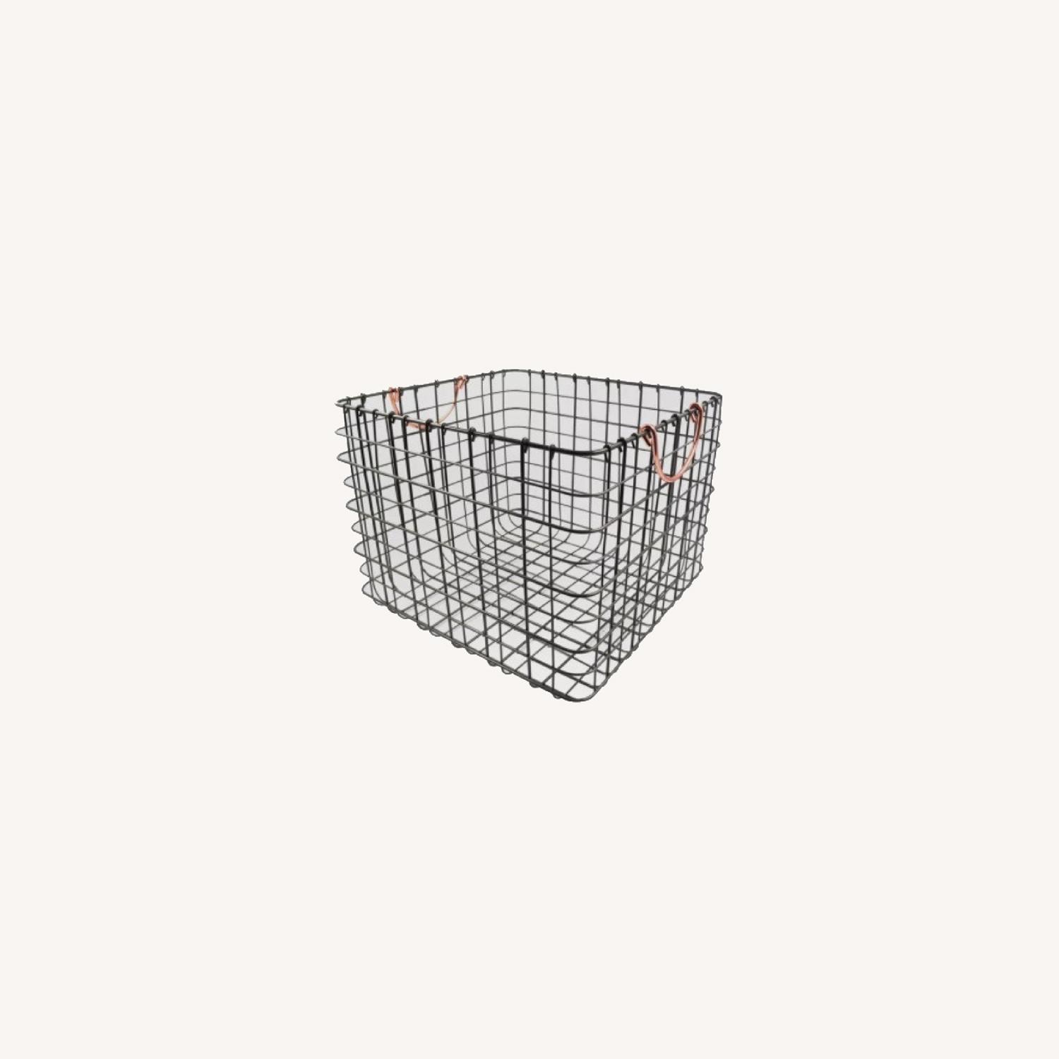 Target Decorative Black Metal Baskets for Organizers AptDeco