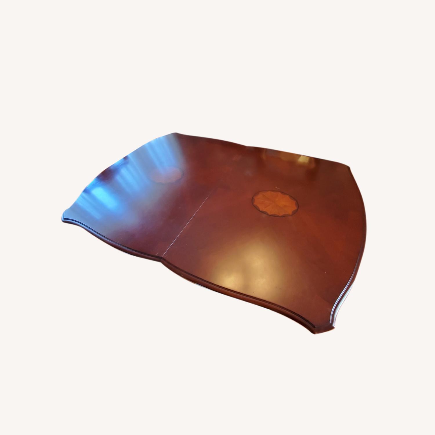 Genuine Wood Hand Carved Detailing Dining Table - image-0