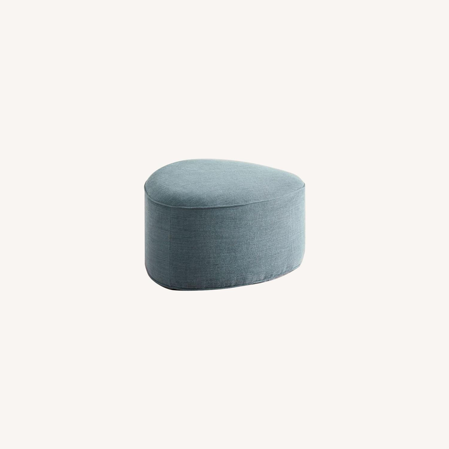 West Elm Large Pebble Ottoman - image-0