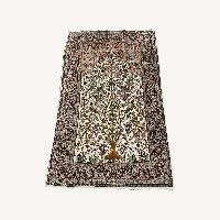 Wool and Silk Persian Area Rug