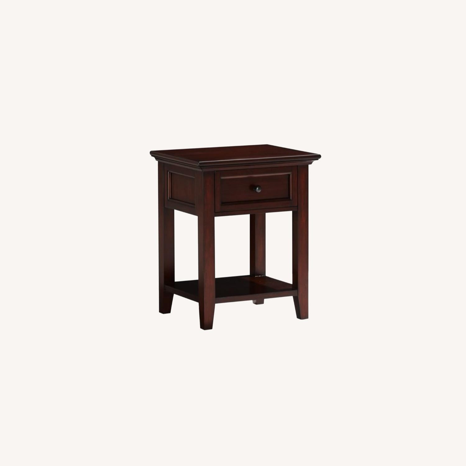 Pottery Barn Hudson Nightstand, Mahogany - image-0