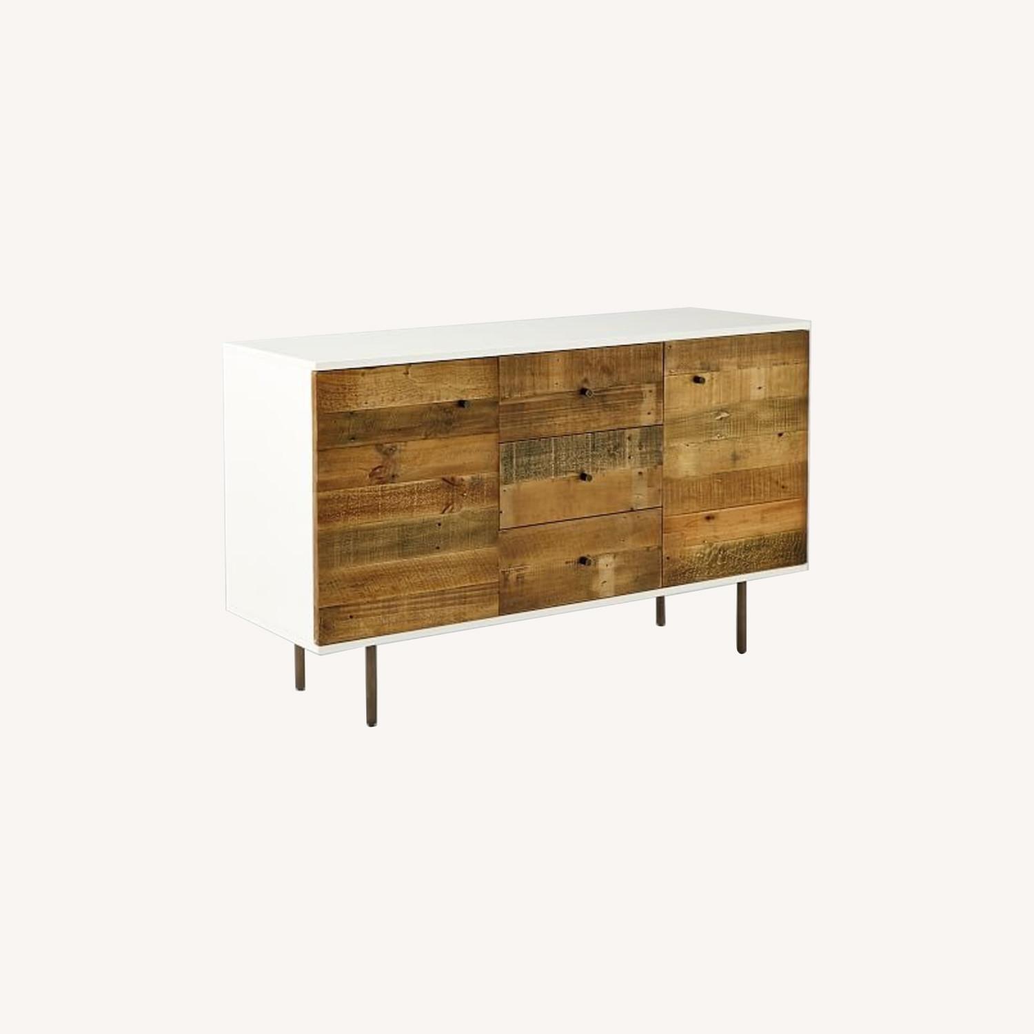 West Elm Reclaimed Wood + Lacquer Buffet AptDeco