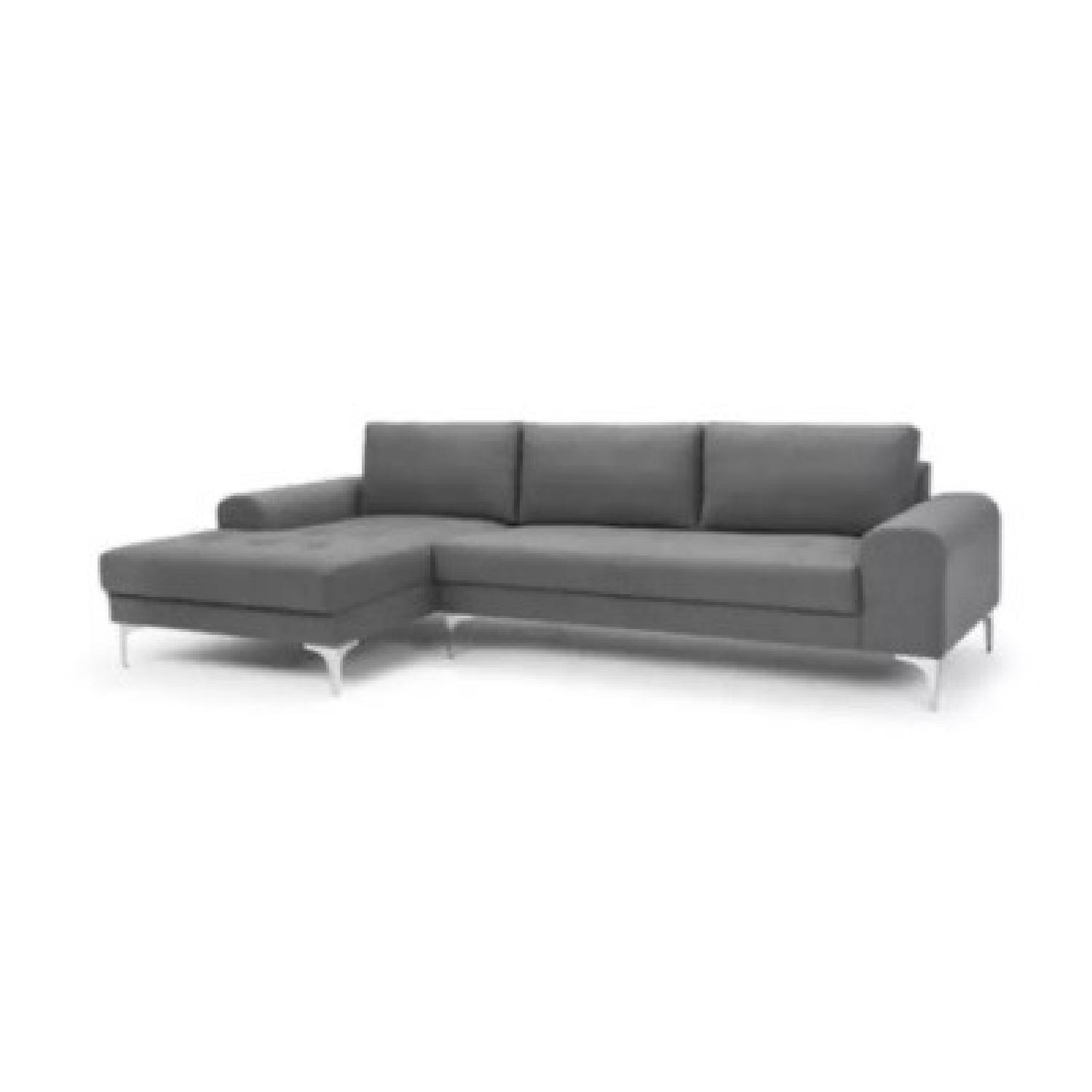 Wayfair Grey Sectional Sofa - image-4