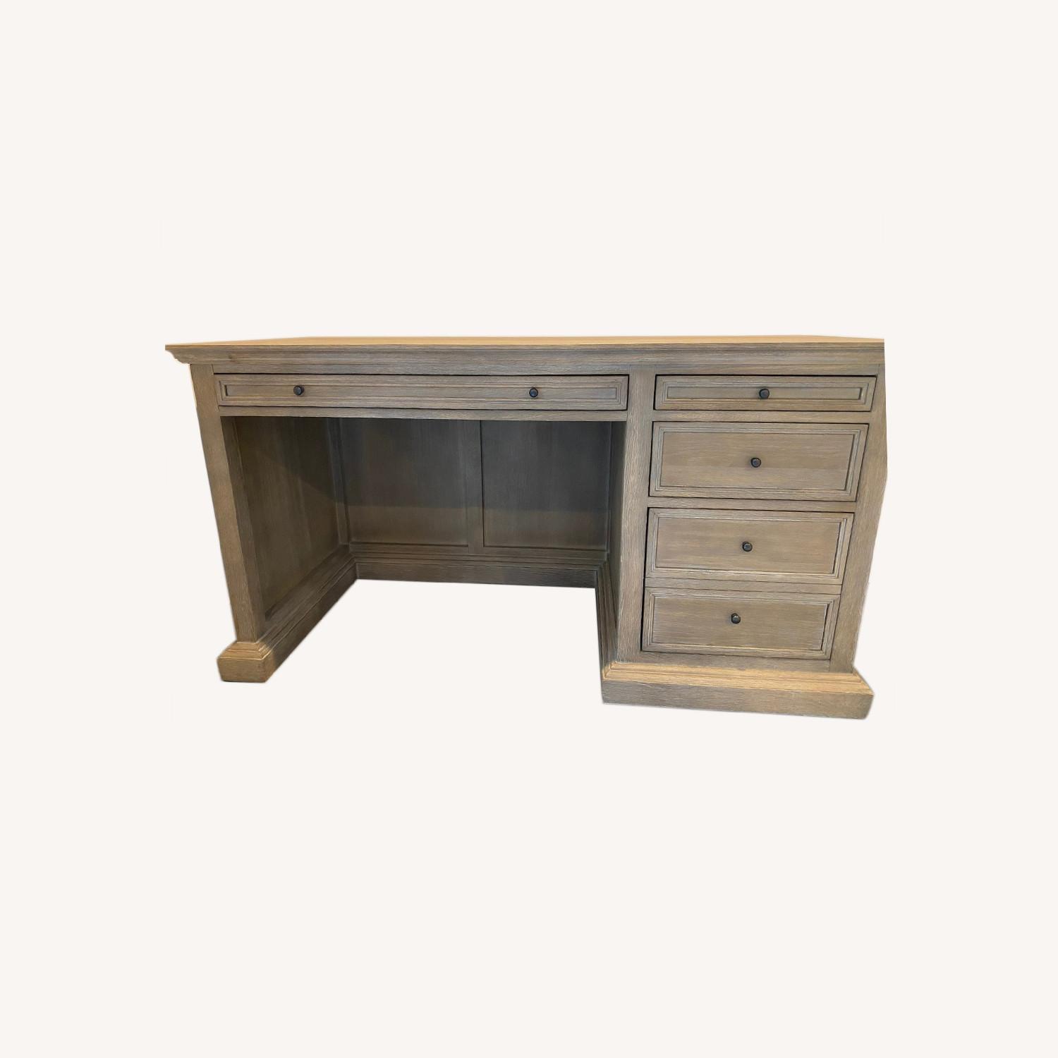 Restoration Hardware French Panel Desk 58" AptDeco