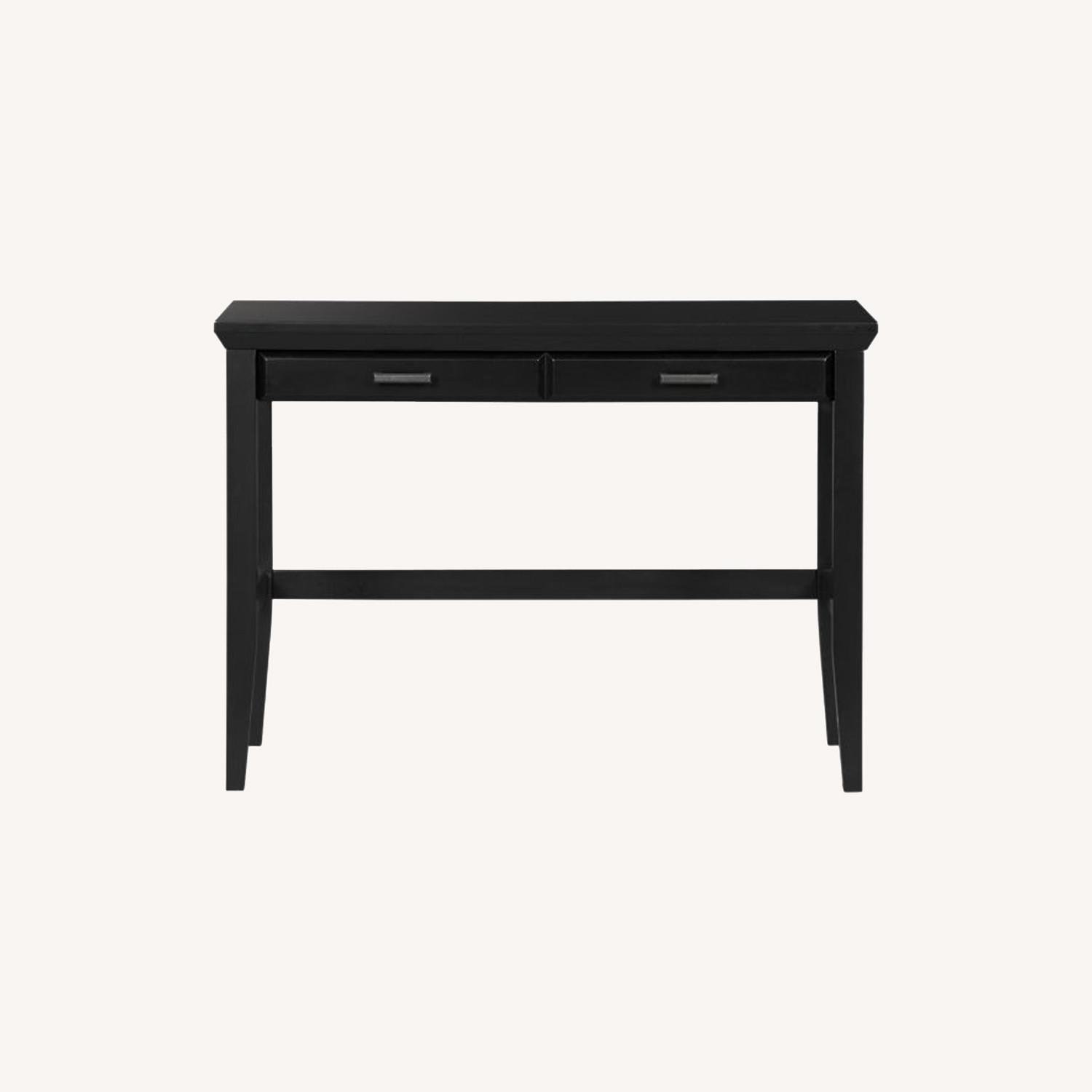 Crate & Barrel Black Paterson Desk - image-0