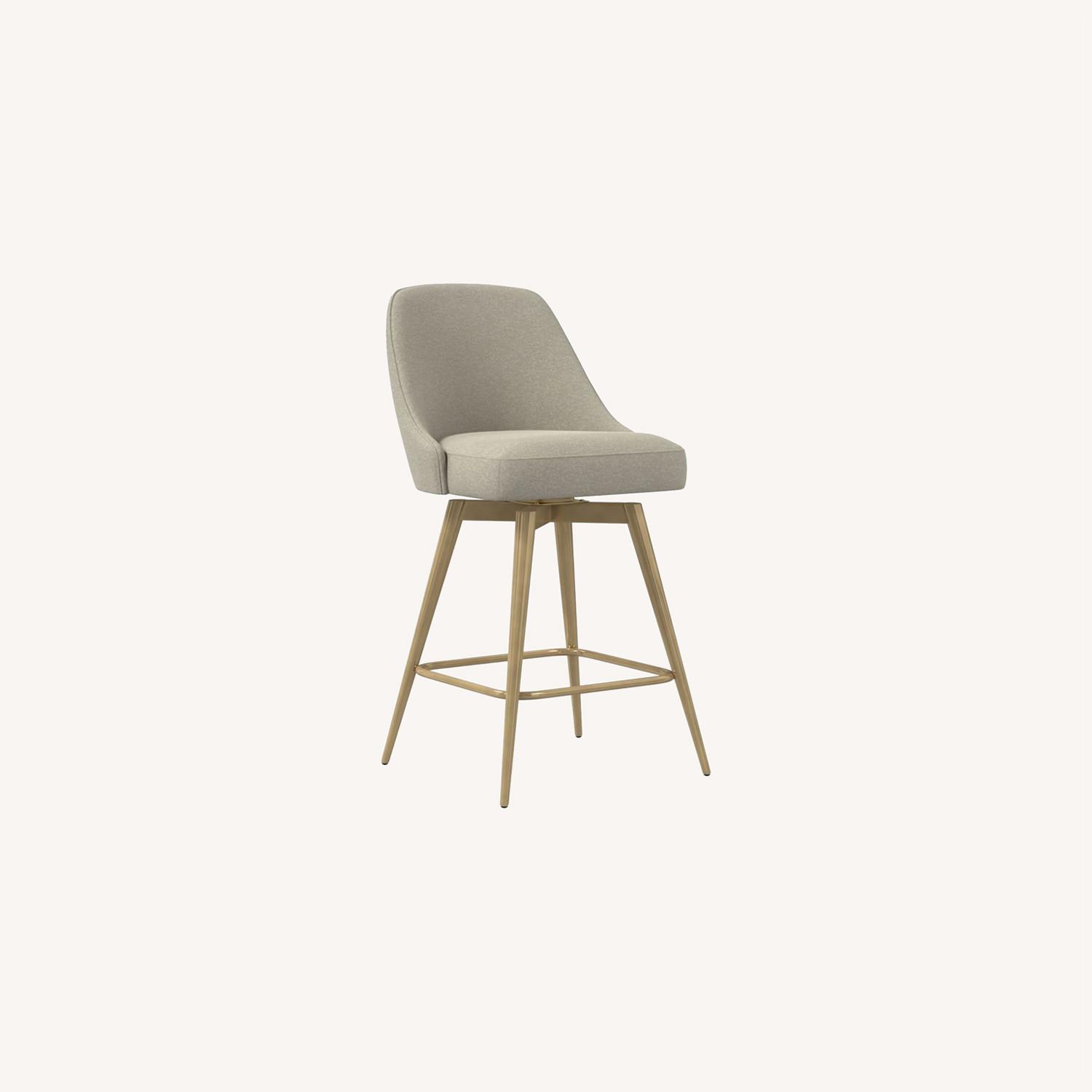 West Elm Mid-Century Swivel Counter Stool - image-0