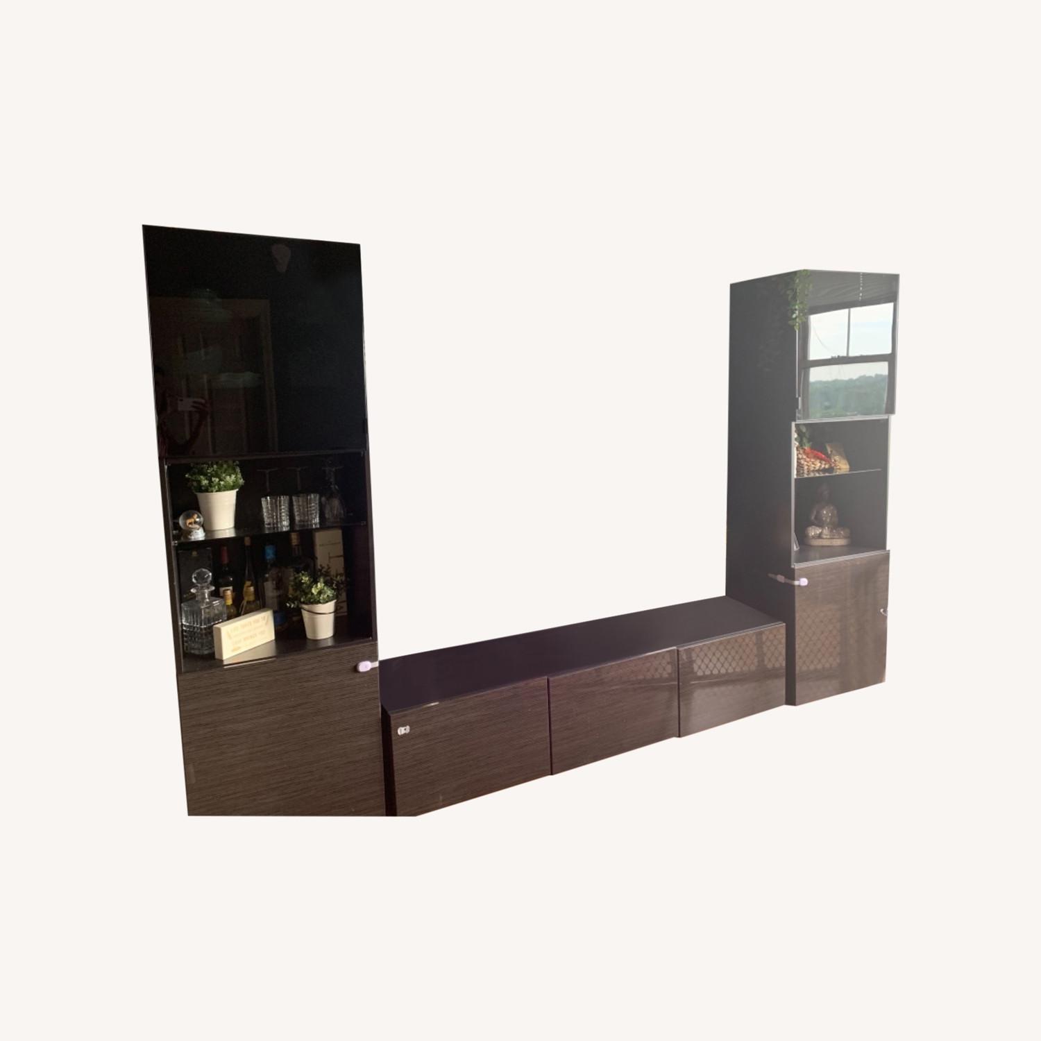 IKEA media/tv unit with lots of storage - image-0