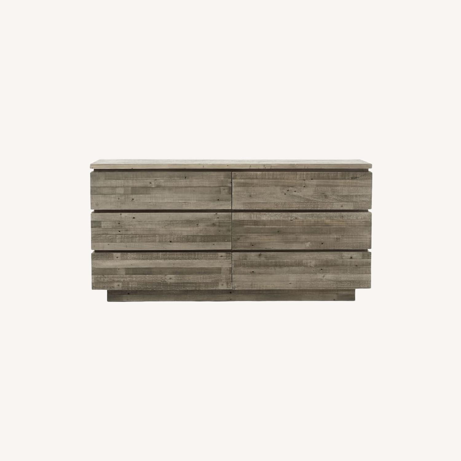 West Elm Gray Reclaimed Wood Dresser AptDeco