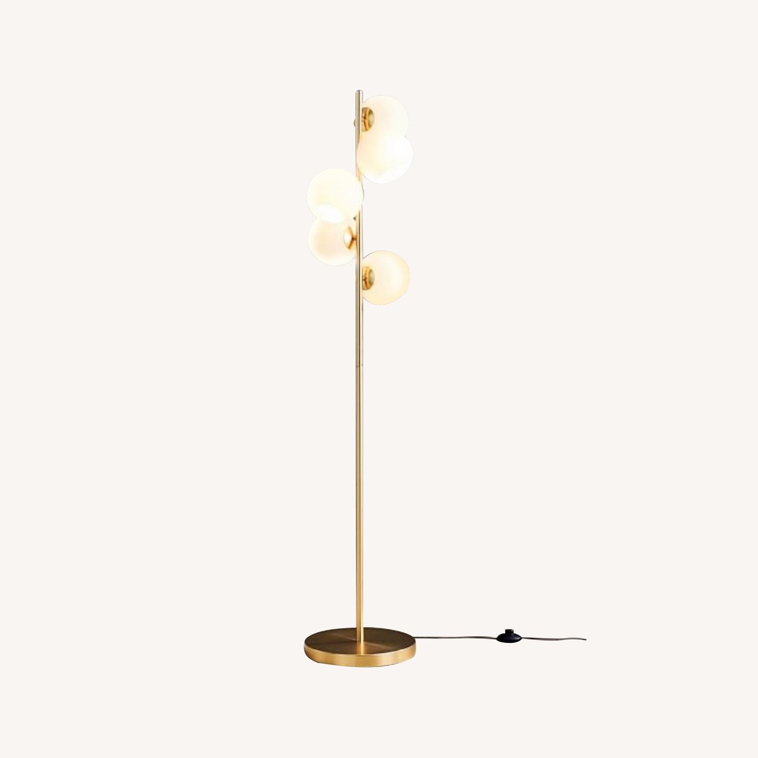 West Elm Staggered Glass Floor Lamp - image-0