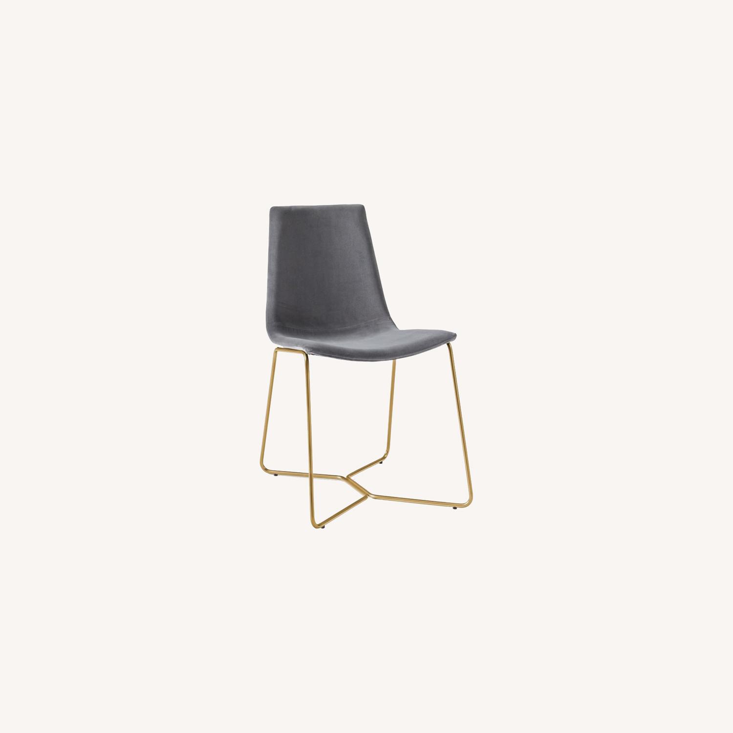 West Elm Modern Slope Dining Chair - AptDeco