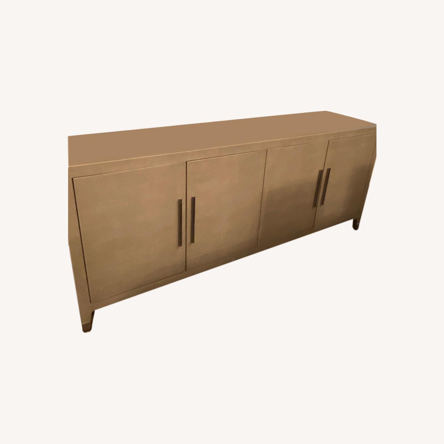 Restoration Hardware Shagreen 4 Door Sideboard - image-0