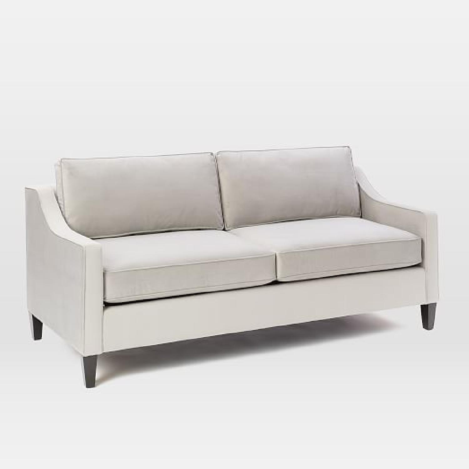 West Elm Dove Performance Twill Paidge Sofa - image-6