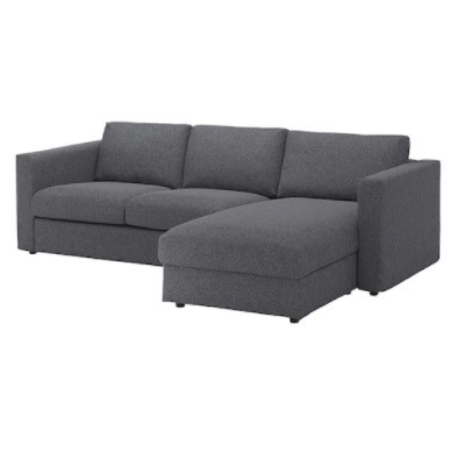 IKEA Medium Grey Sectional with Storage AptDeco