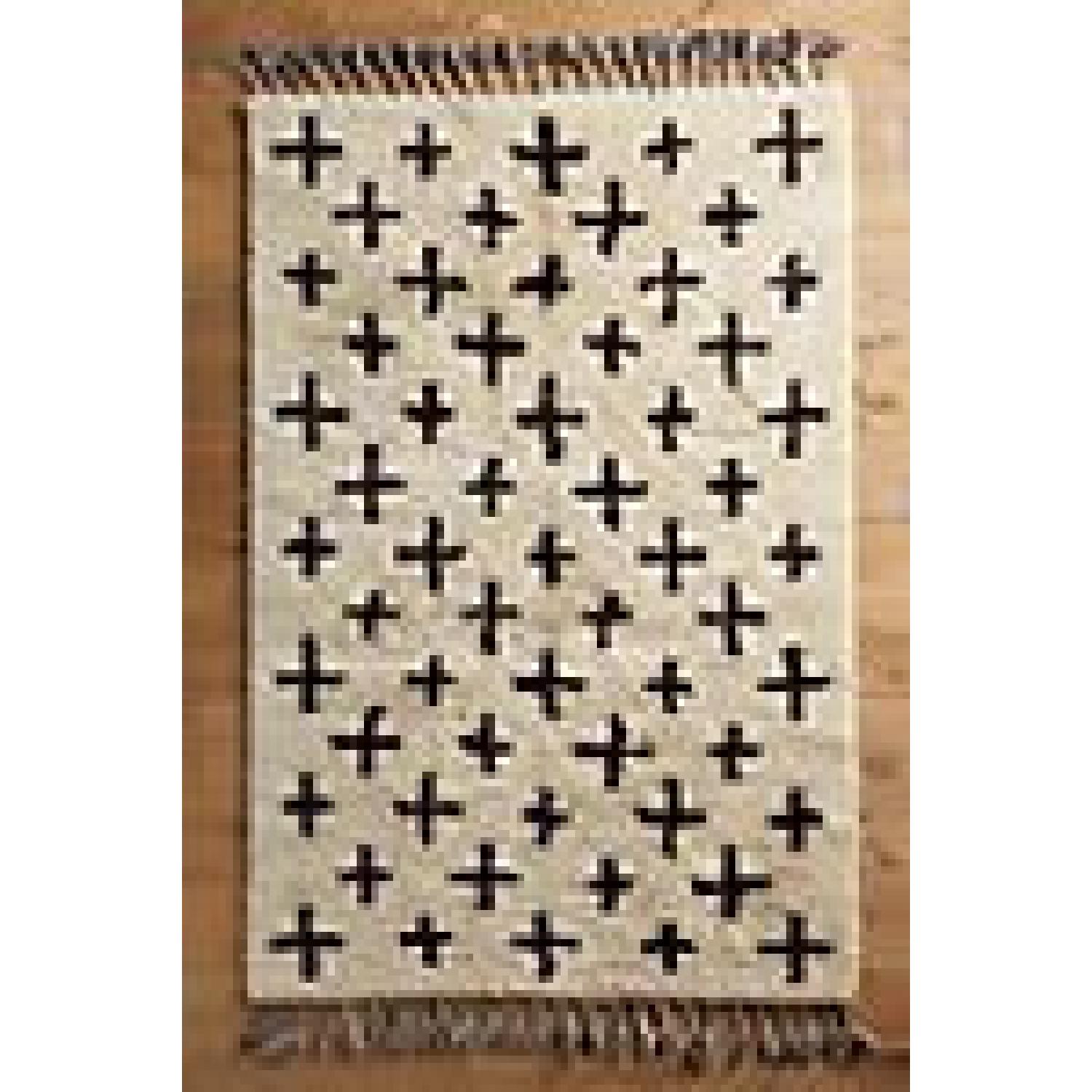 Anthropologie Moroccan Cross Rug (Ivory) 5' x 8' - image-5