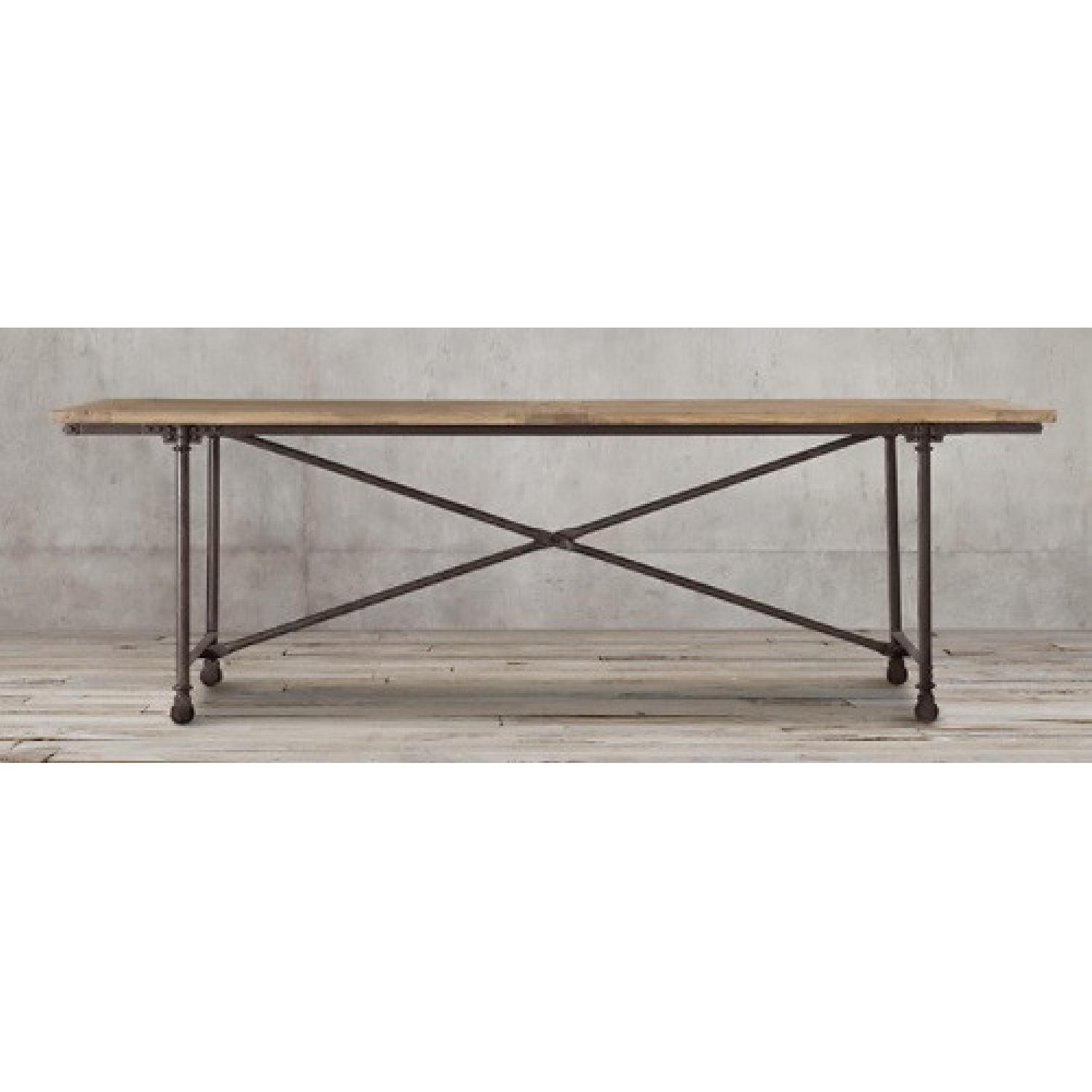Restoration Hardware Reclaimed Wood Dining Table - image-0