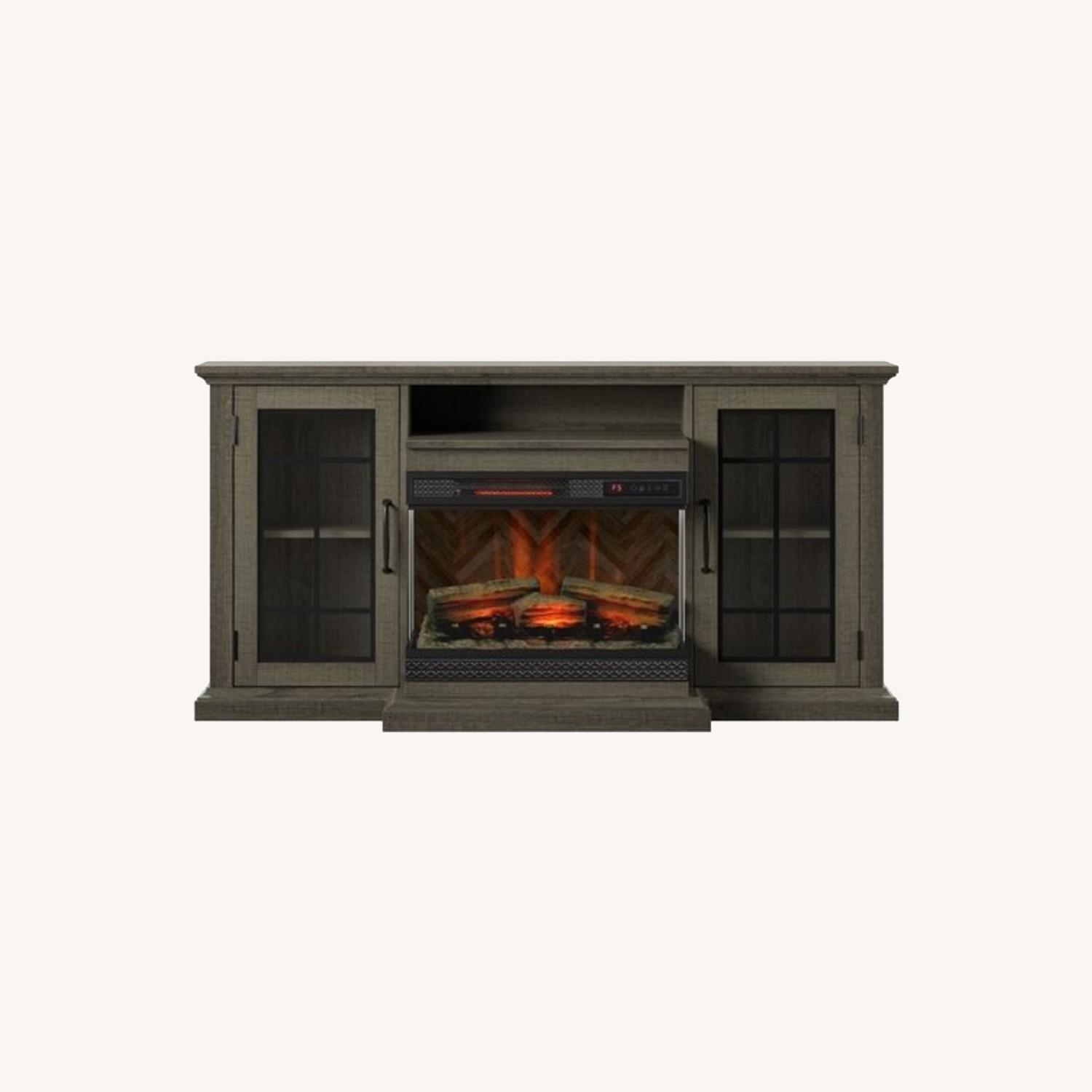 Wayfair TV Stand w/ Fireplace AptDeco
