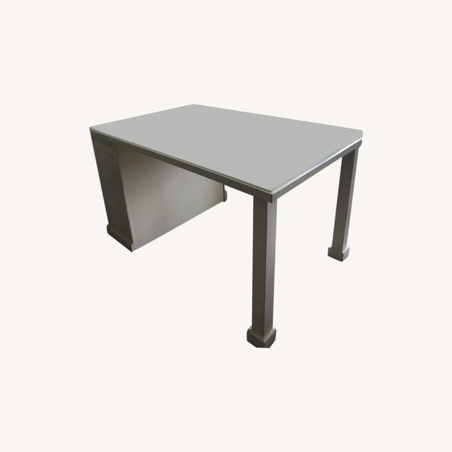 Furniture of America White Kitchen Island AptDeco