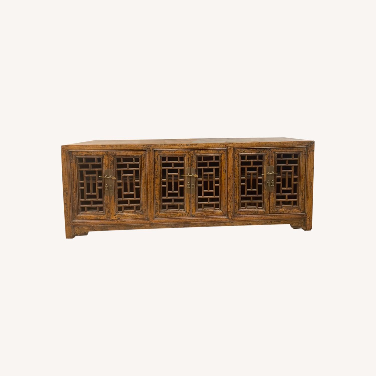 Asian Antique Media Console AptDeco
