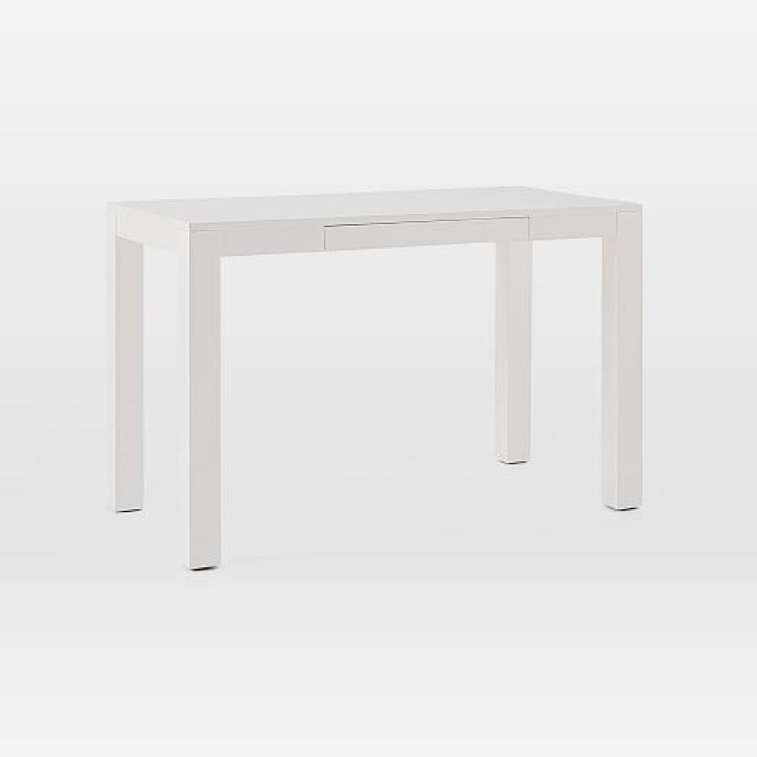 West Elm Two Drawer Parsons Desk - image-11