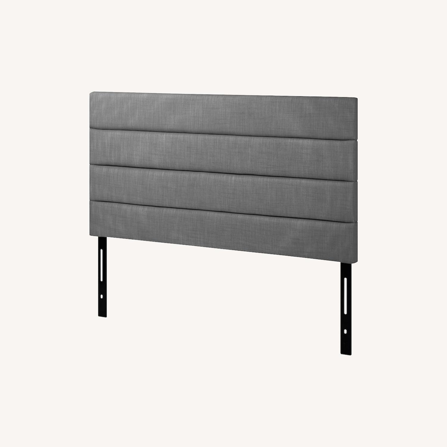 IKEA Eidsberg Gray Queen Headboard - image-0