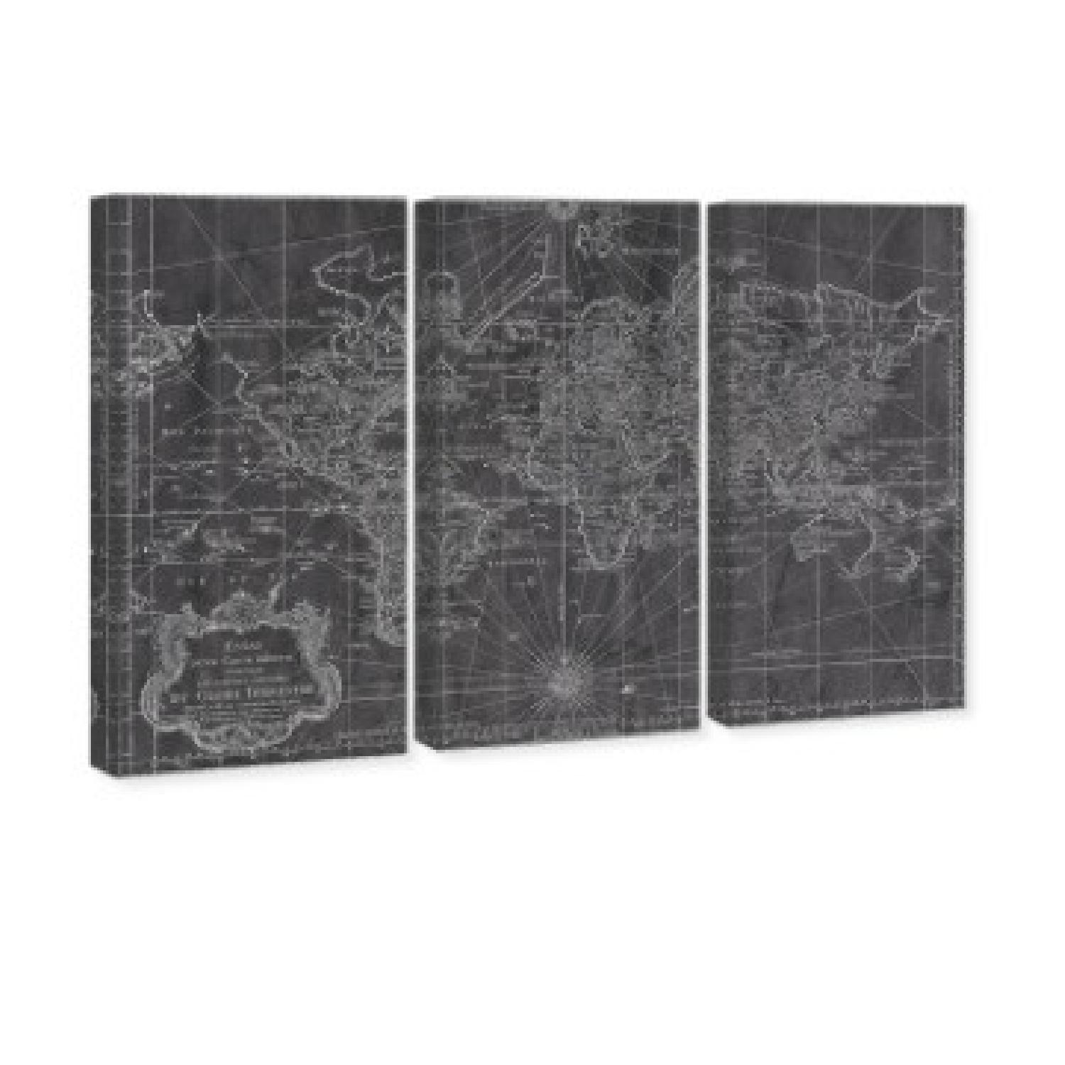 Oliver Gal World Map 1778 Triptych - image-6