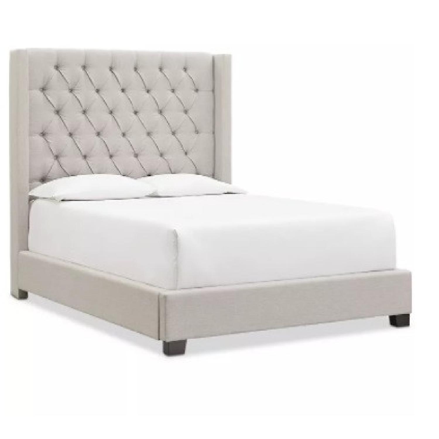 Macy's Upholstered Queen Bed - image-4