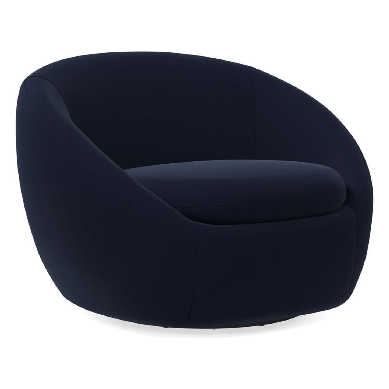 West Elm Cozy Swivel Chair Set - image-4