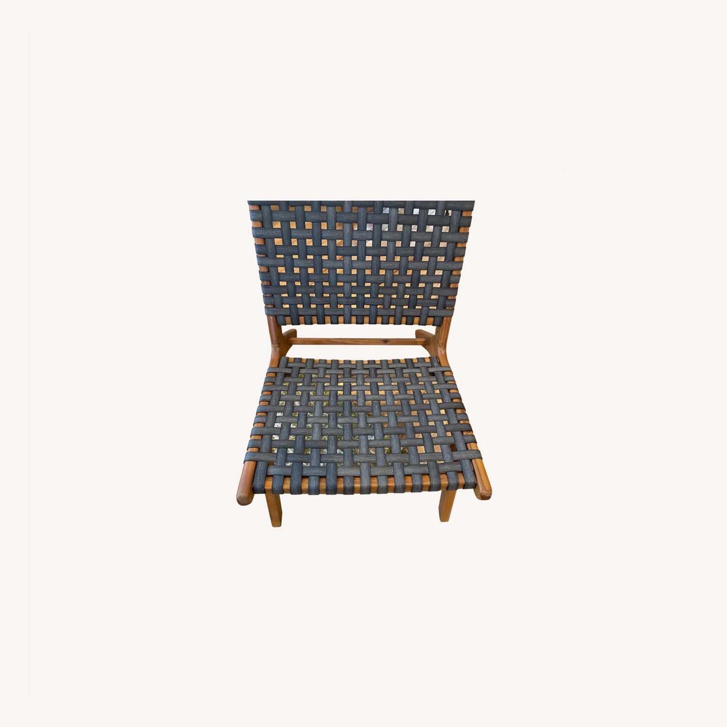 World Market Midcentury Indoor or Outdoor Lounge Chairs AptDeco