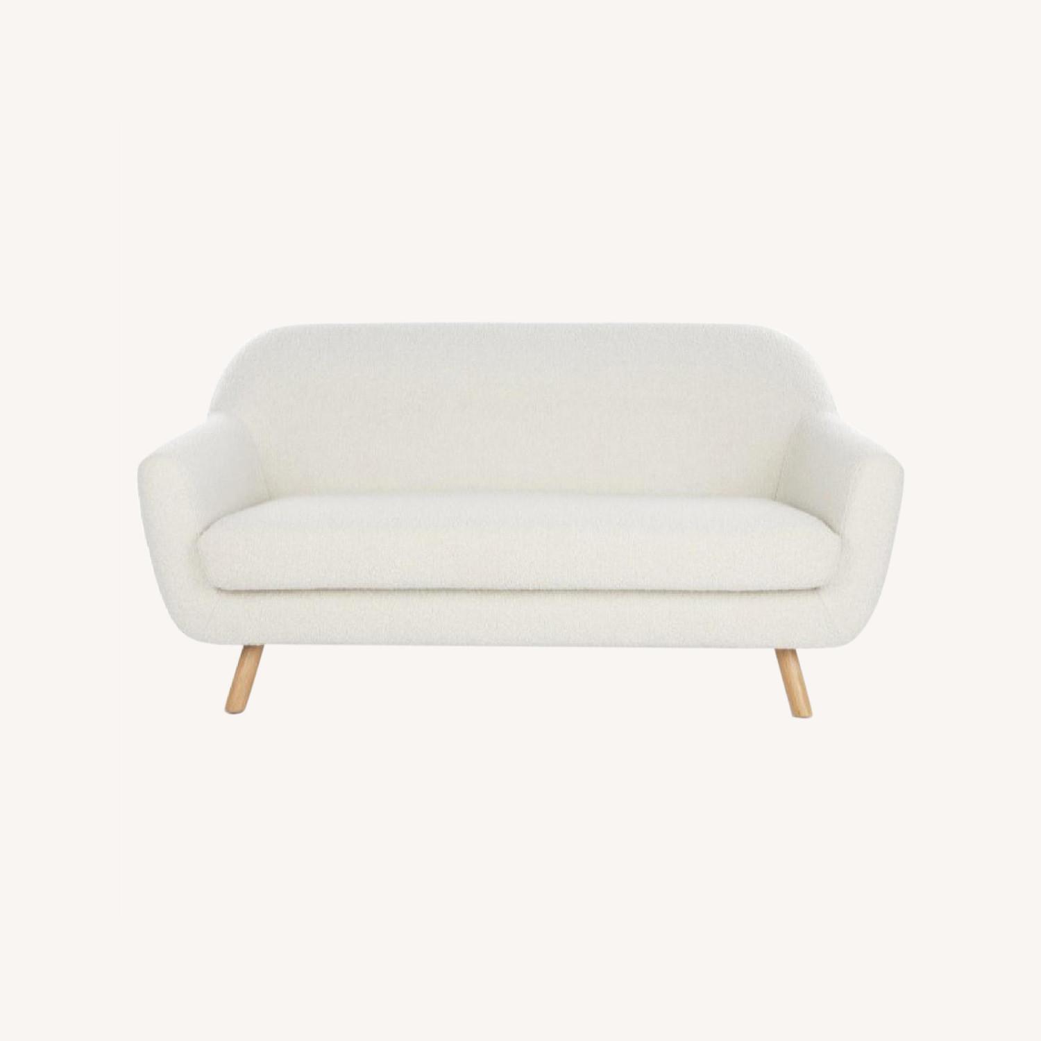 Article Gabriola Ivory Boucle Sofa AptDeco