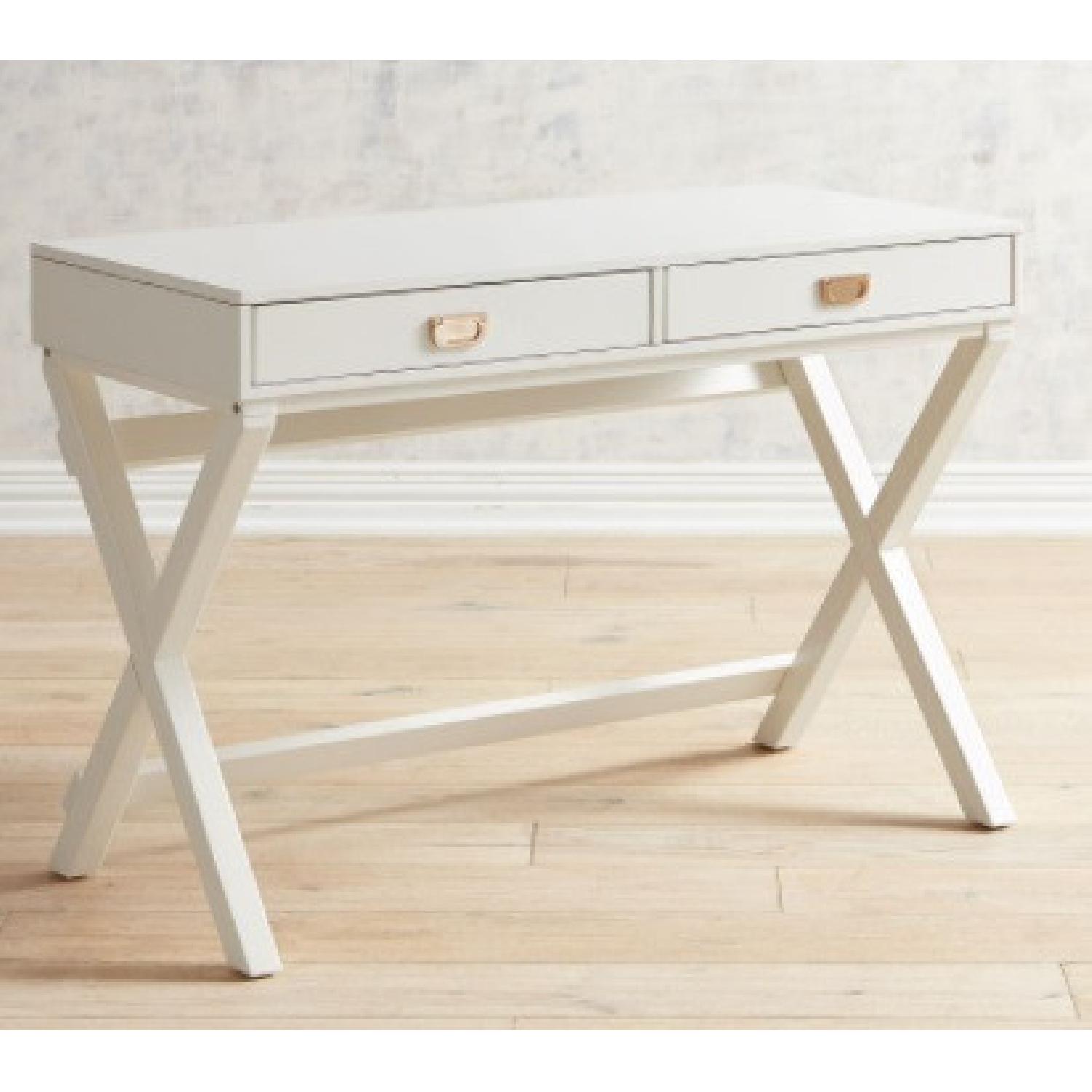 Pier 1 Imports White Desk - image-5