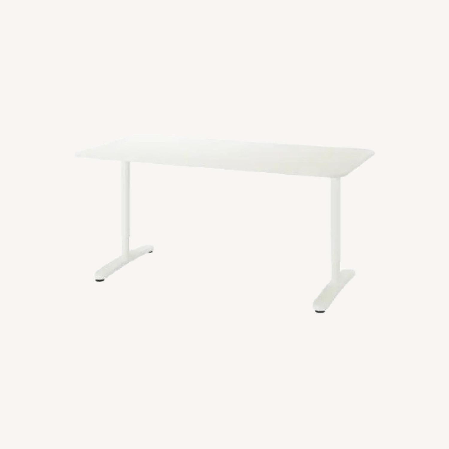 IKEA Large Work Desk White - image-0