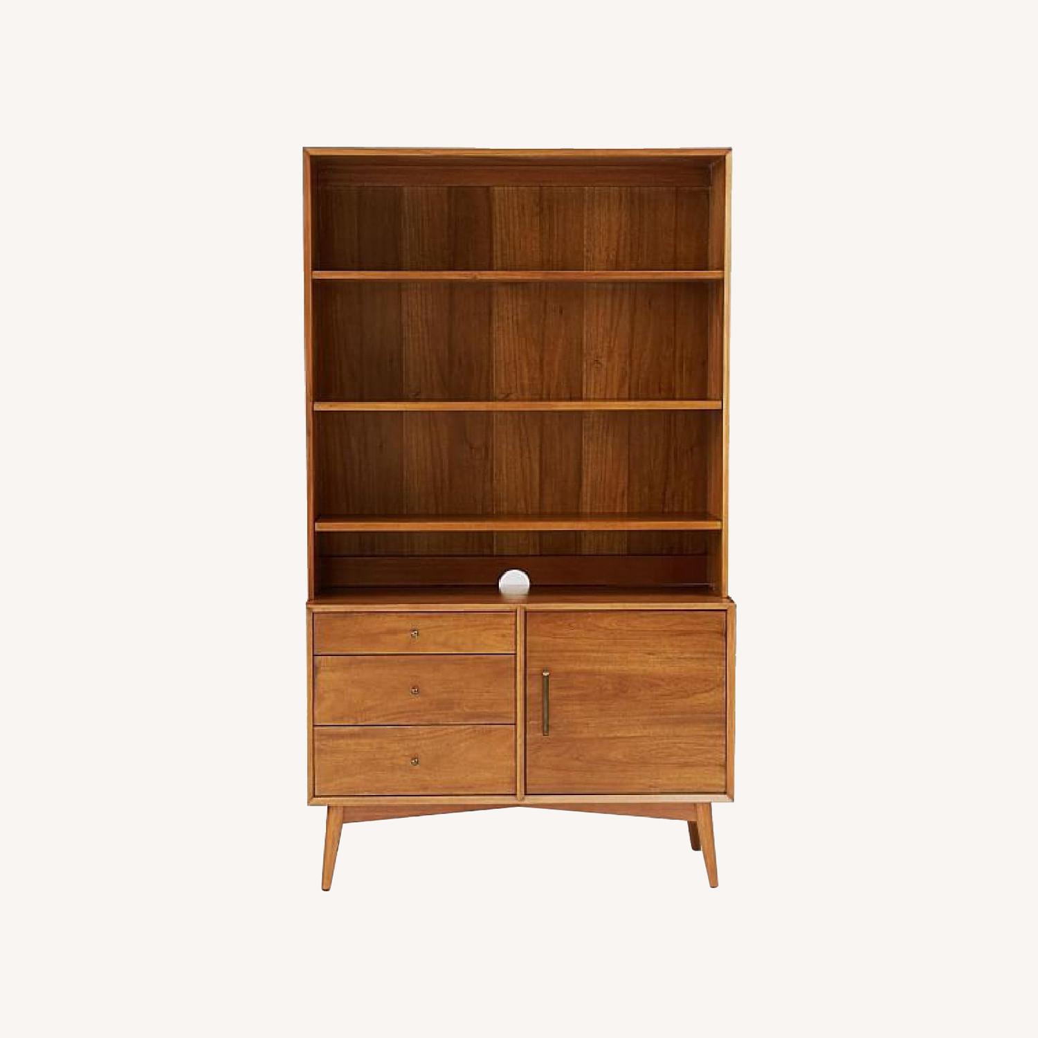 West Elm Mid Century Bookcase AptDeco