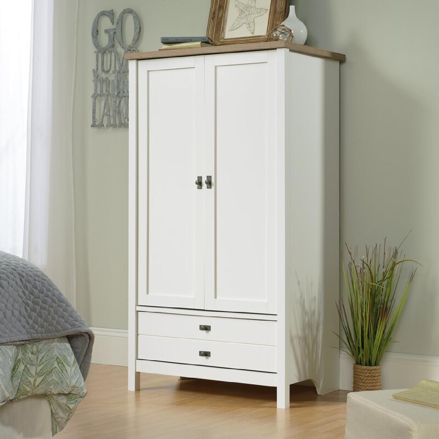 Wayfair White Highland Dunes Myrasol Armoire - image-4