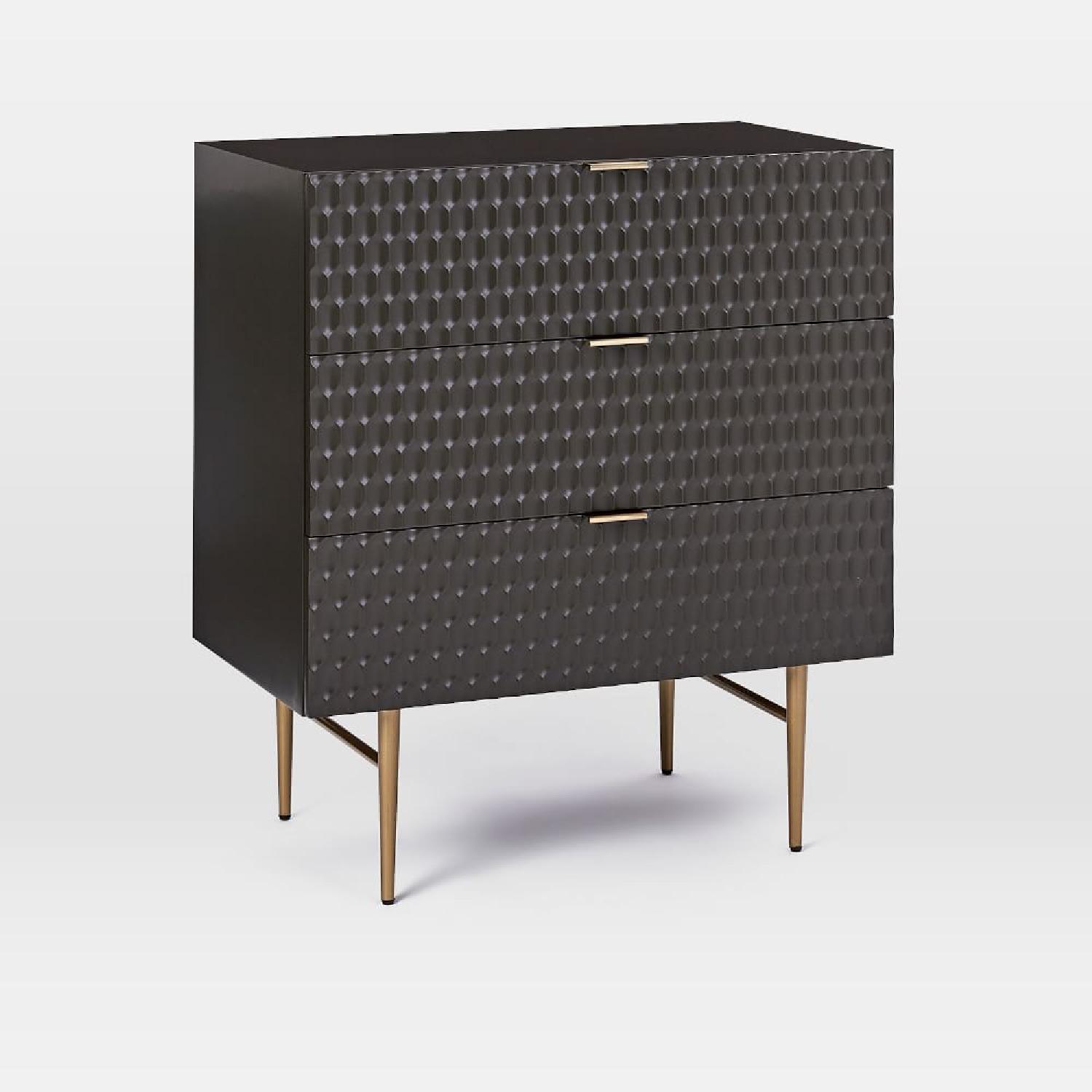 West Elm Audrey Charcoal 3-Drawer Dresser - image-5